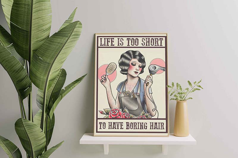 Life Is Too Damn Short For Boring Hair-TT3010