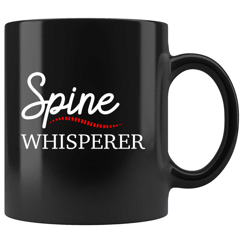 Skitongifts Funny Ceramic Coffee Mug For Birthday, Mother's Day, Father's Day, Christmas LH101221_Spine Whisperer