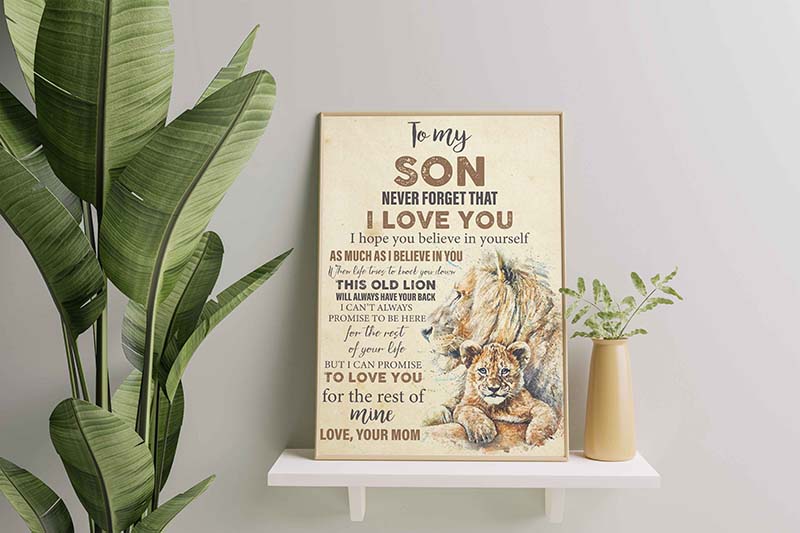 Lion Mom to My Son This Old Lion-TT0612