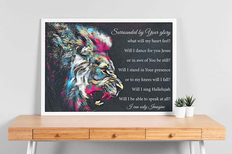 Lion Surrounded by Your Glory What My Heart Feel I Can-TT0504