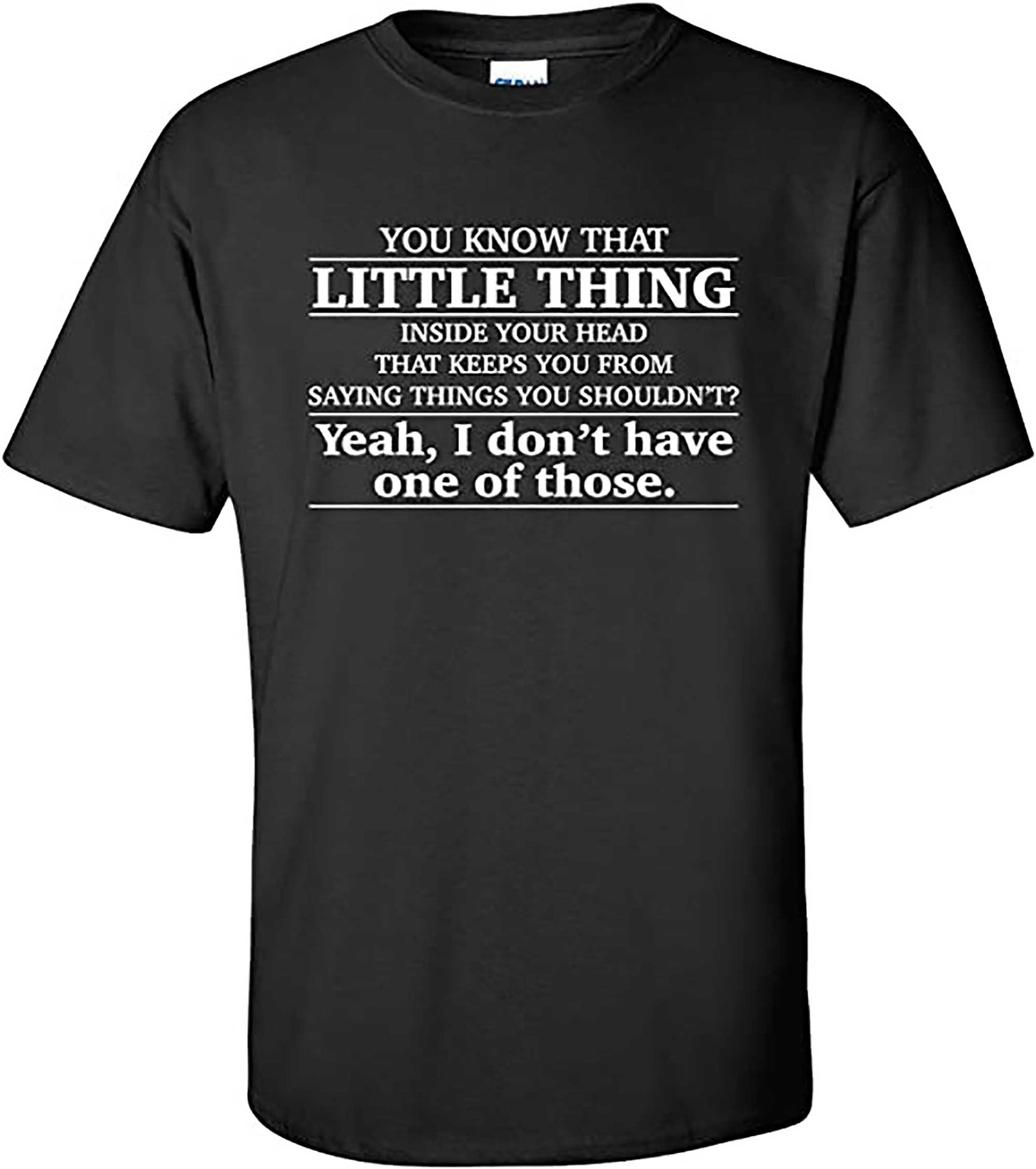 Little Thing Inside Your Head Funny Basic Cotton T Shirt