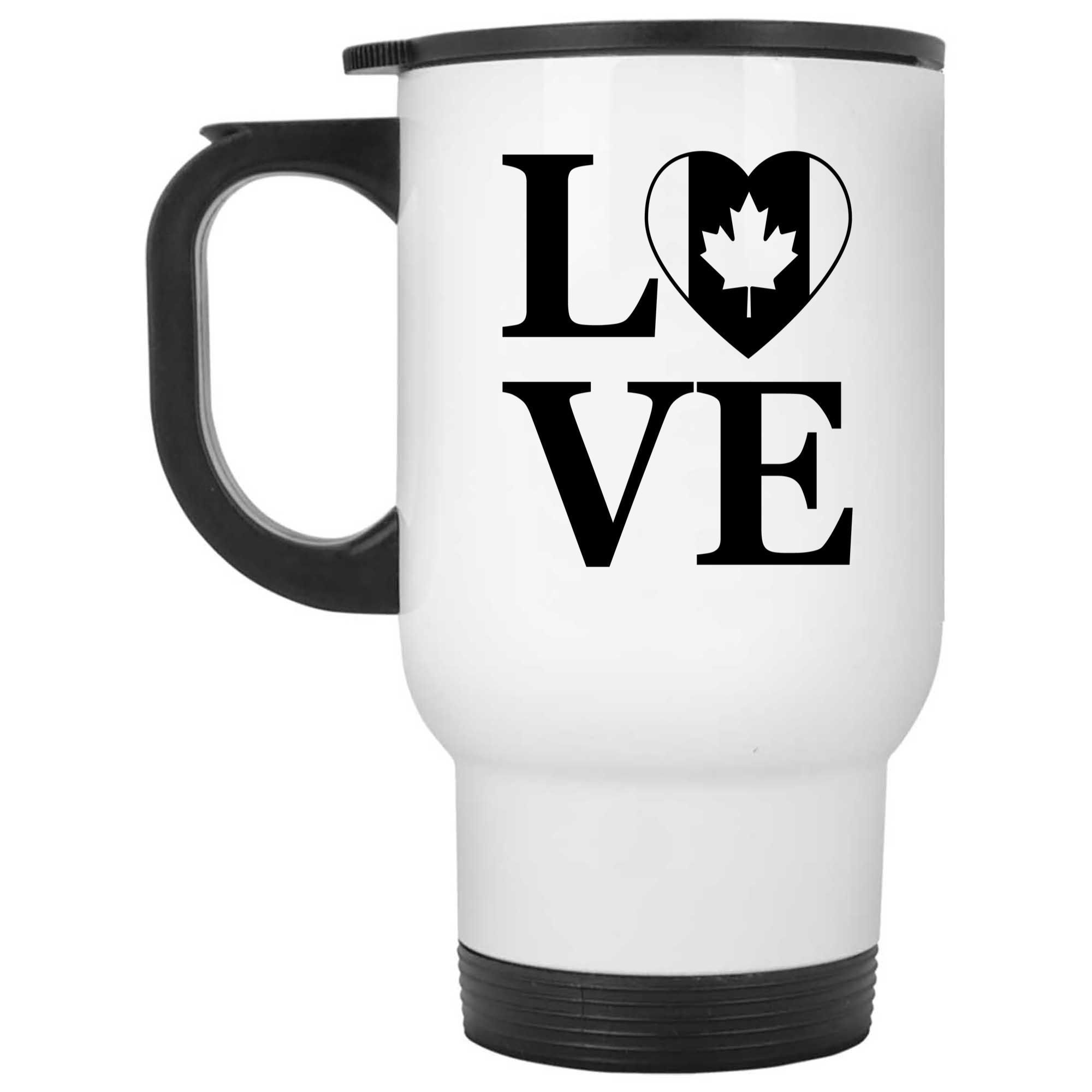 Skitongifts Funny Ceramic Novelty Coffee Mug Lovecanadaindependencedaycanadianheart XIOqNP4