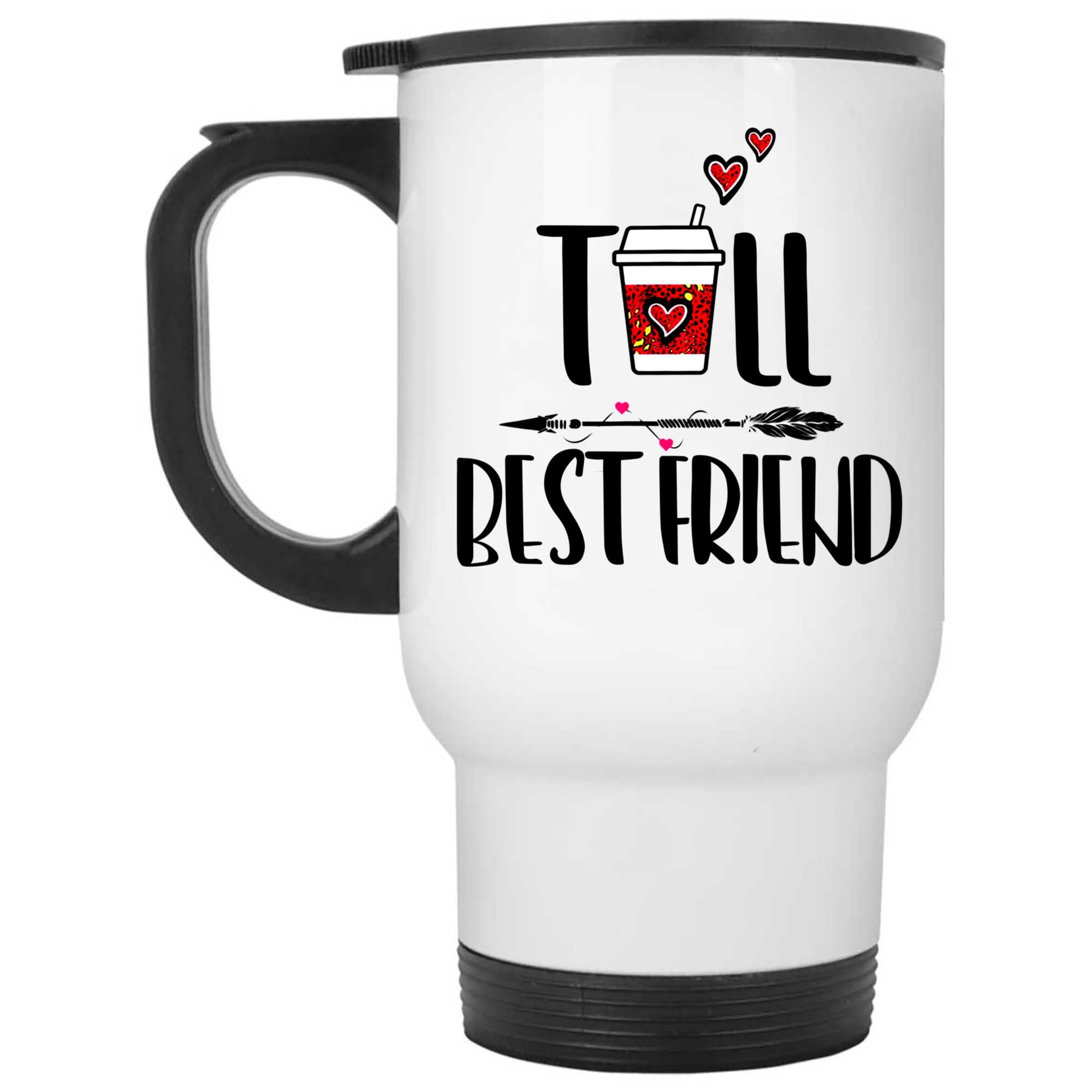 Skitongifts Coffee Mug Funny Ceramic Novelty M117 Tall And Short Best Friend-A Wwq1M7J