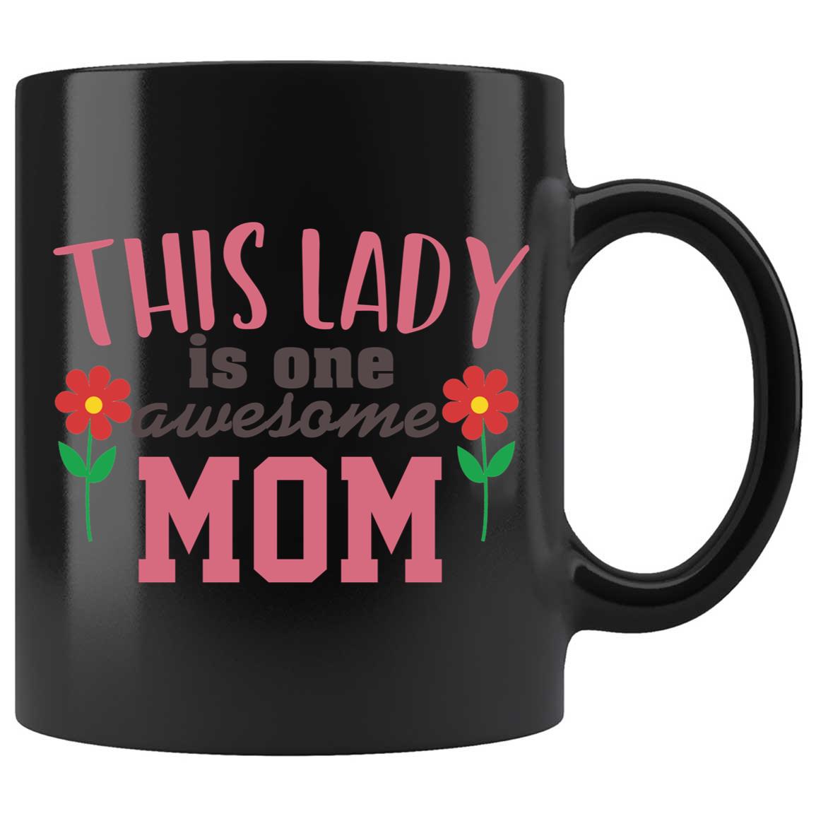 Skitongifts Coffee Mug Funny Ceramic Novelty M118-NH271221-This Lady Is One Awesome Omi Fflermc