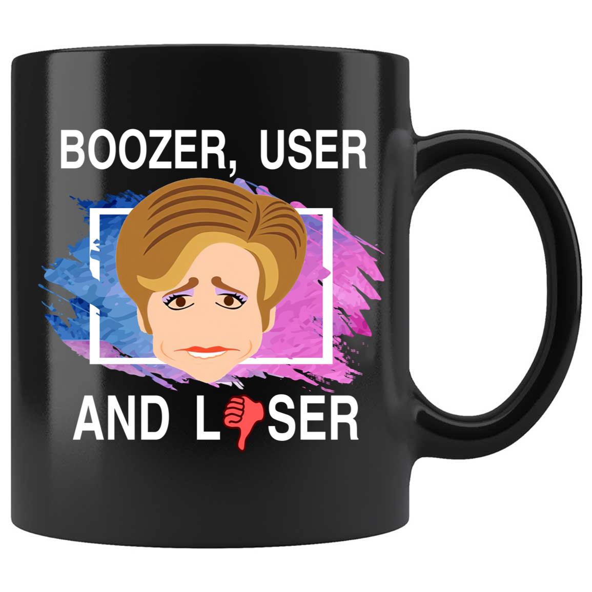 Skitongifts Funny Ceramic Coffee Mug For Birthday, Mother's Day, Father's Day, Christmas NH211221-Boozer, User & Loser 9Et3Lc6