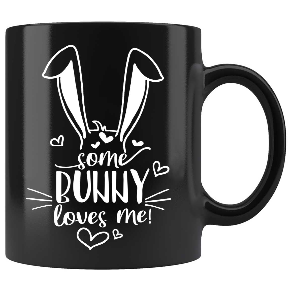 Skitongifts Coffee Mug Funny Ceramic Novelty Some Bunny Loves Me B4Royud
