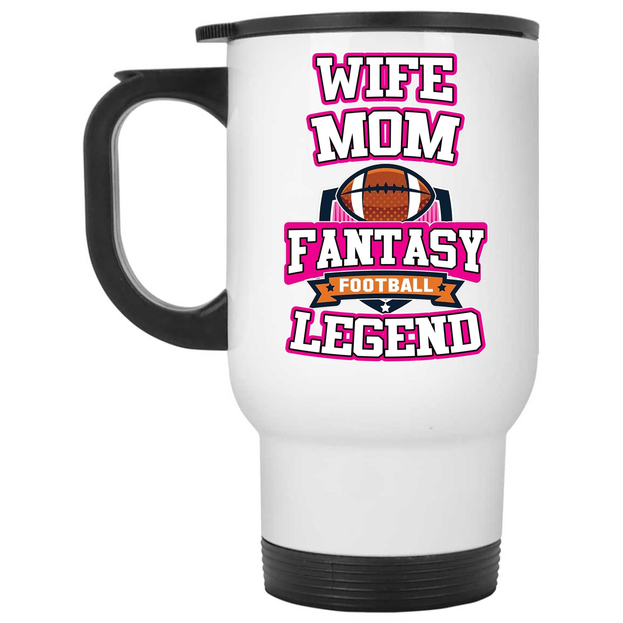 Skitongifts Coffee Mug Funny Ceramic Novelty Wife Mom Fantasy Football Legend Ba5Ecsi