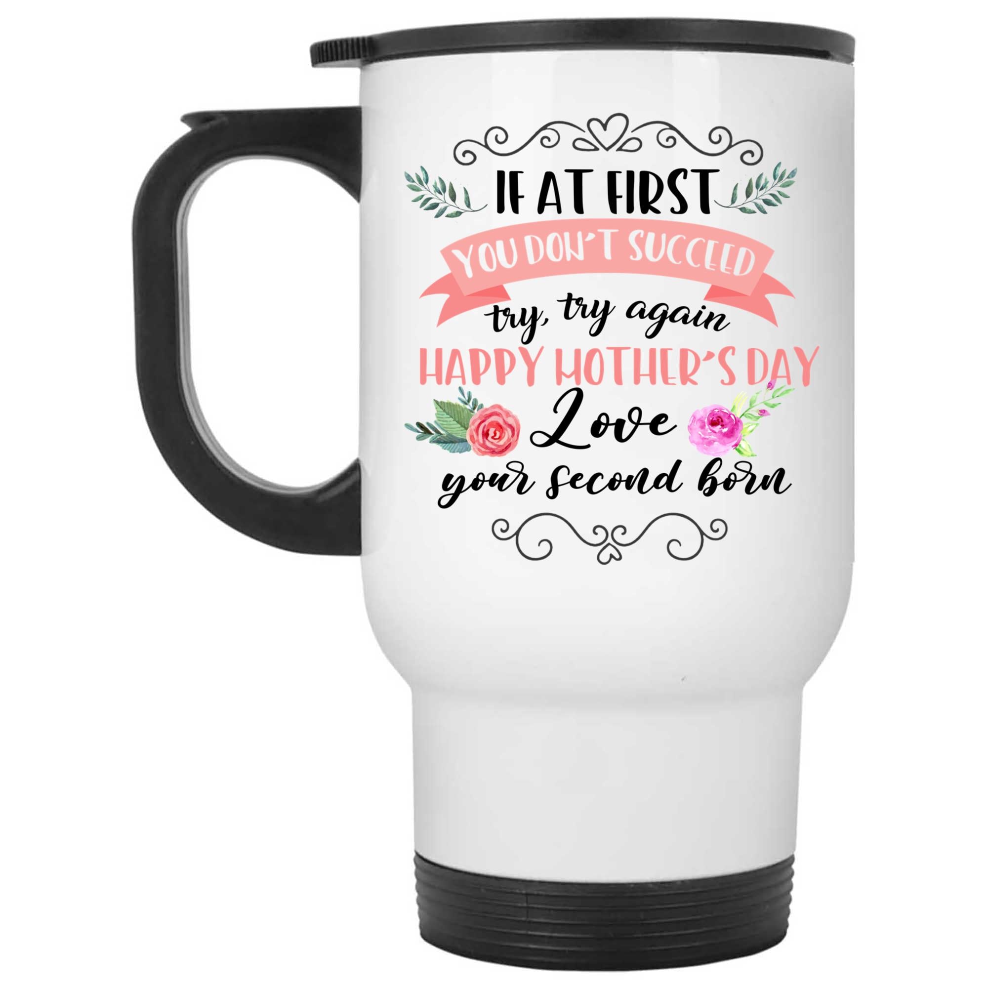 Skitongifts Coffee Mug Funny Ceramic Novelty If At First You Don't Succeed, Try Again F1Itnjy
