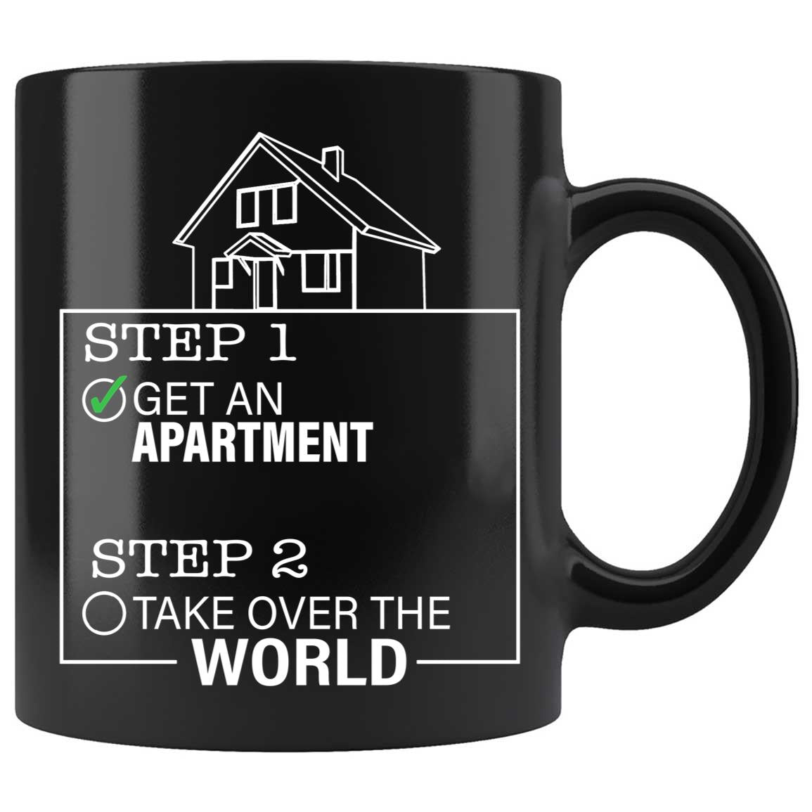 Skitongifts Coffee Mug Funny Ceramic Novelty M162 First Apartment Rlanwa6