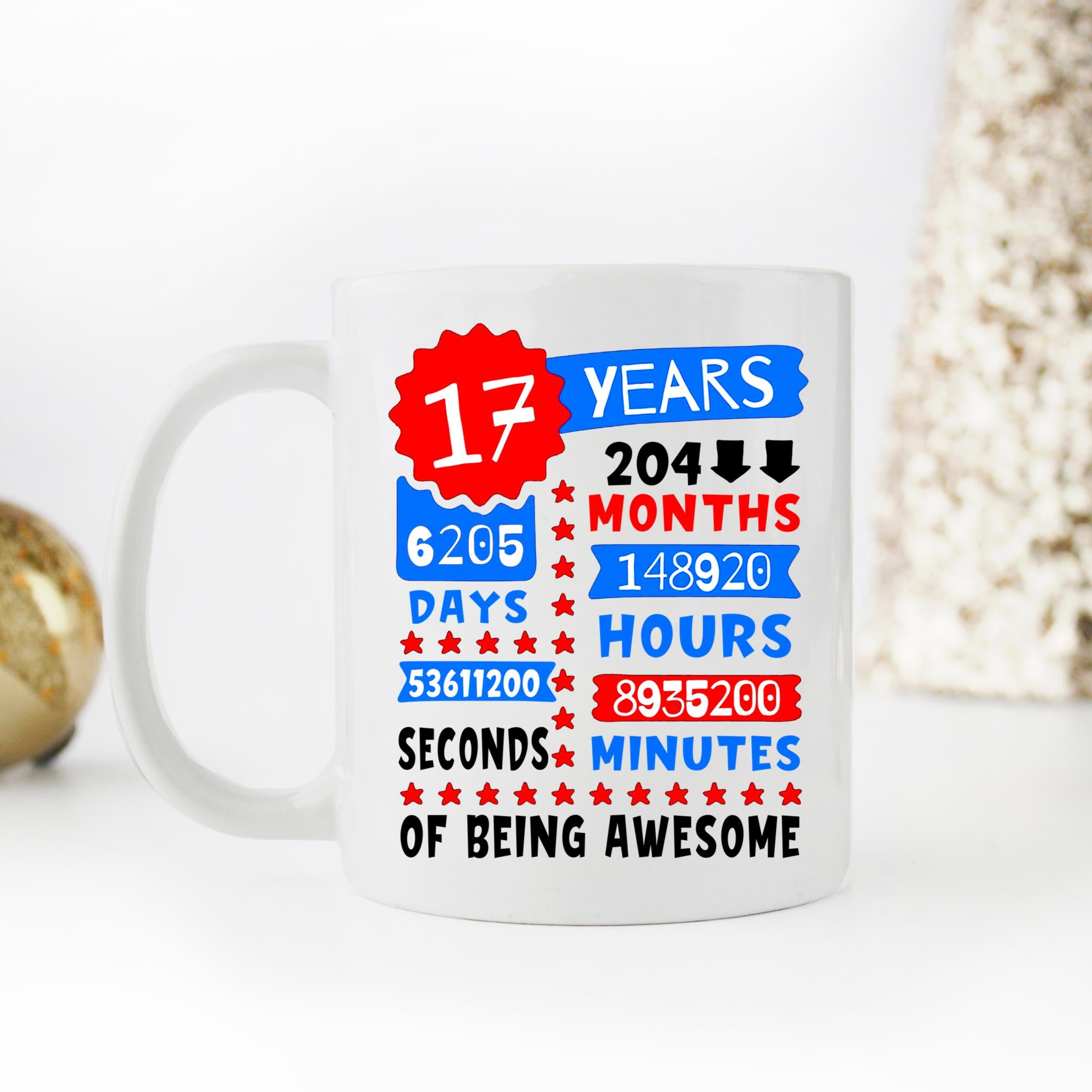 Skitongifts Coffee Mug Funny Ceramic Novelty M163 17Th Birthday S1Gmzto