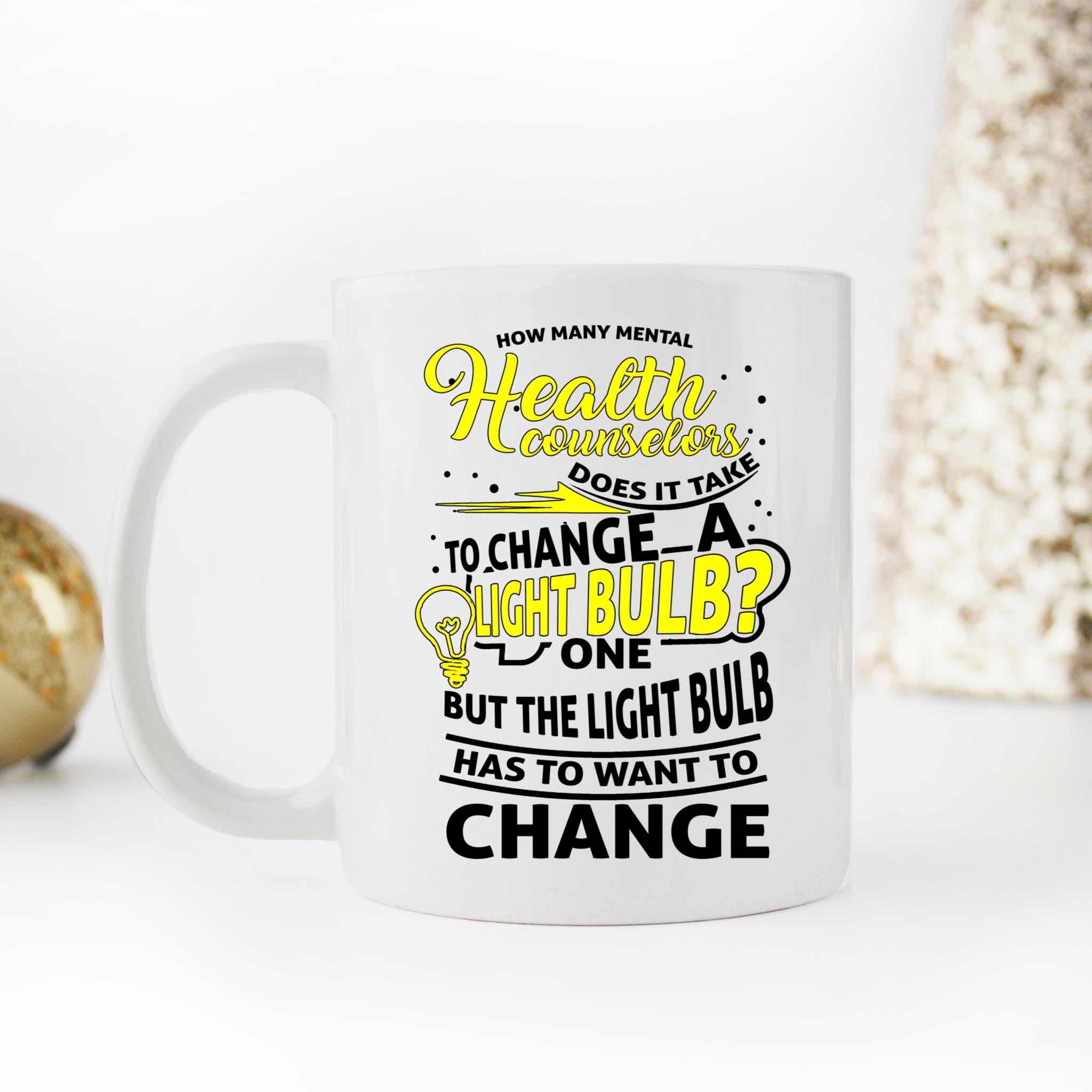 Skitongifts Coffee Mug Funny Ceramic Novelty M188 Mental Health Counselor Vkulbuo