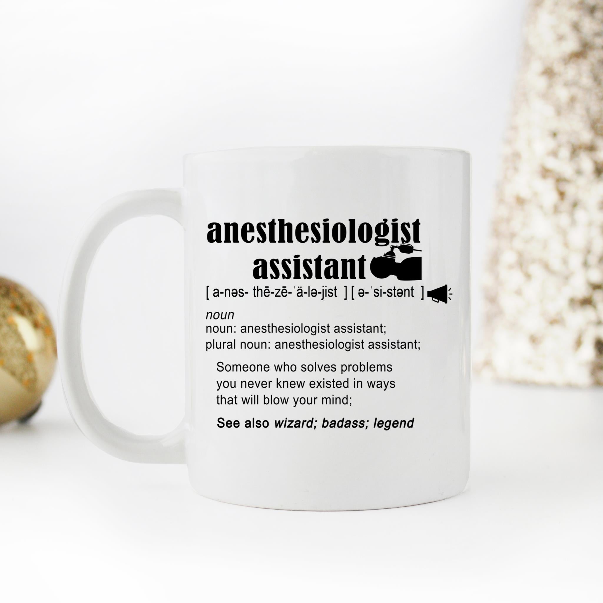 Skitongifts Coffee Mug Funny Ceramic Novelty M190 Anesthesiologist Assistant R7F3Mry