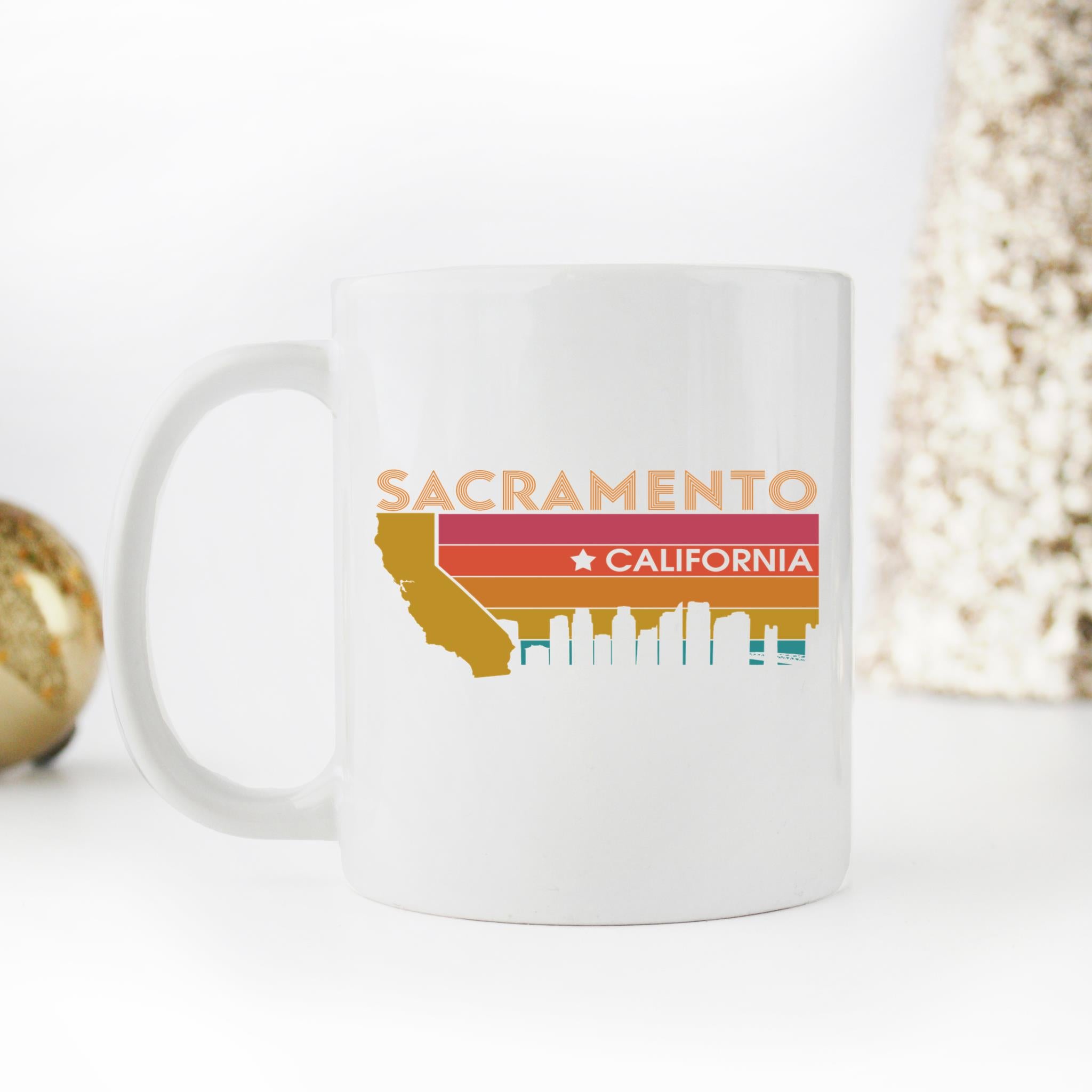 Skitongifts Coffee Mug Funny Ceramic Novelty M211 Sacramento City Ykg4Oyr