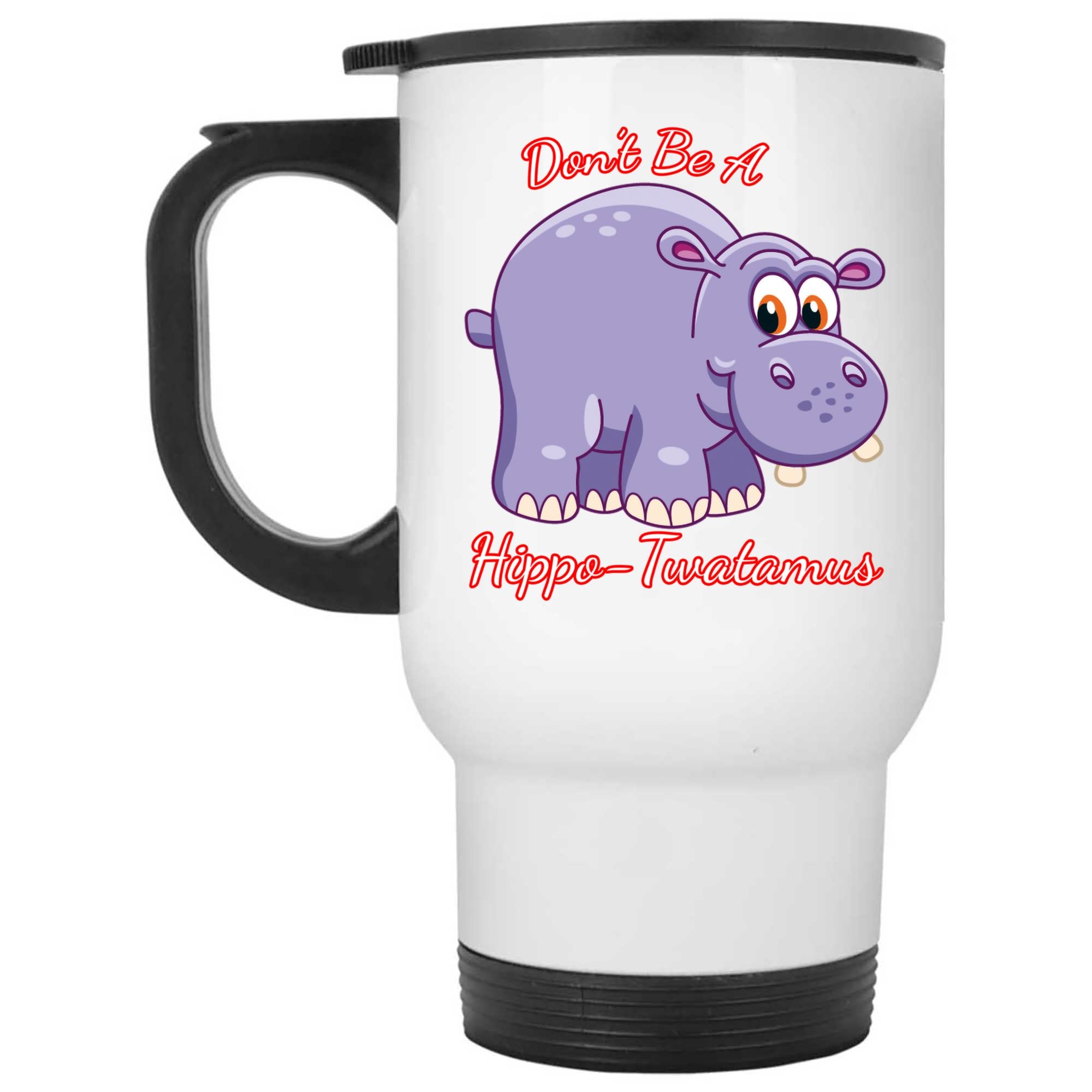 Skitongifts Funny Ceramic Coffee Mug For Birthday, Mother's Day, Father's Day, Christmas LH211221_Don't Be A Hippo 5Wt2T9C