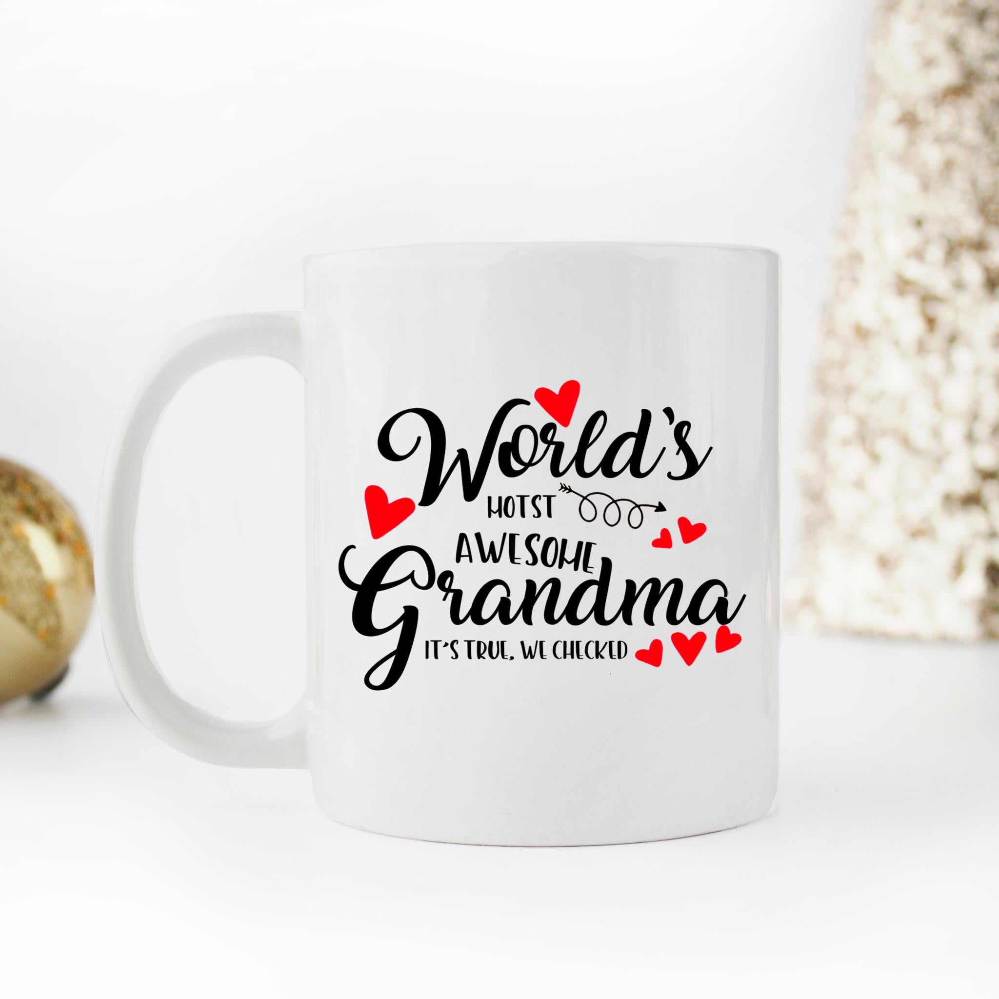 Skitongifts Funny Ceramic Coffee Mug Novelty M31-Nh201221-World's Most Awesome Grandma Lgq4Qac