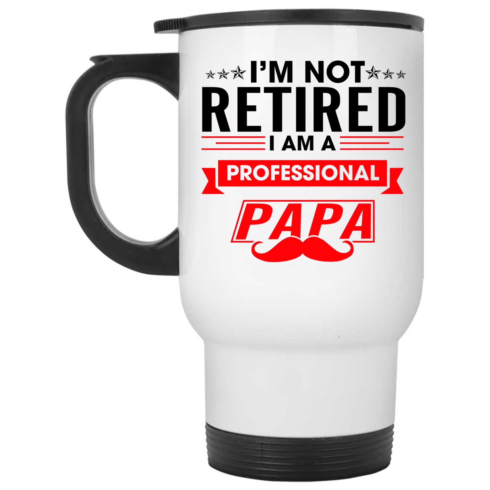 Skitongifts Funny Ceramic Coffee Mug Novelty M32-Nh221221-Best Papa, I'm Not Retired Papa Znfrfqu