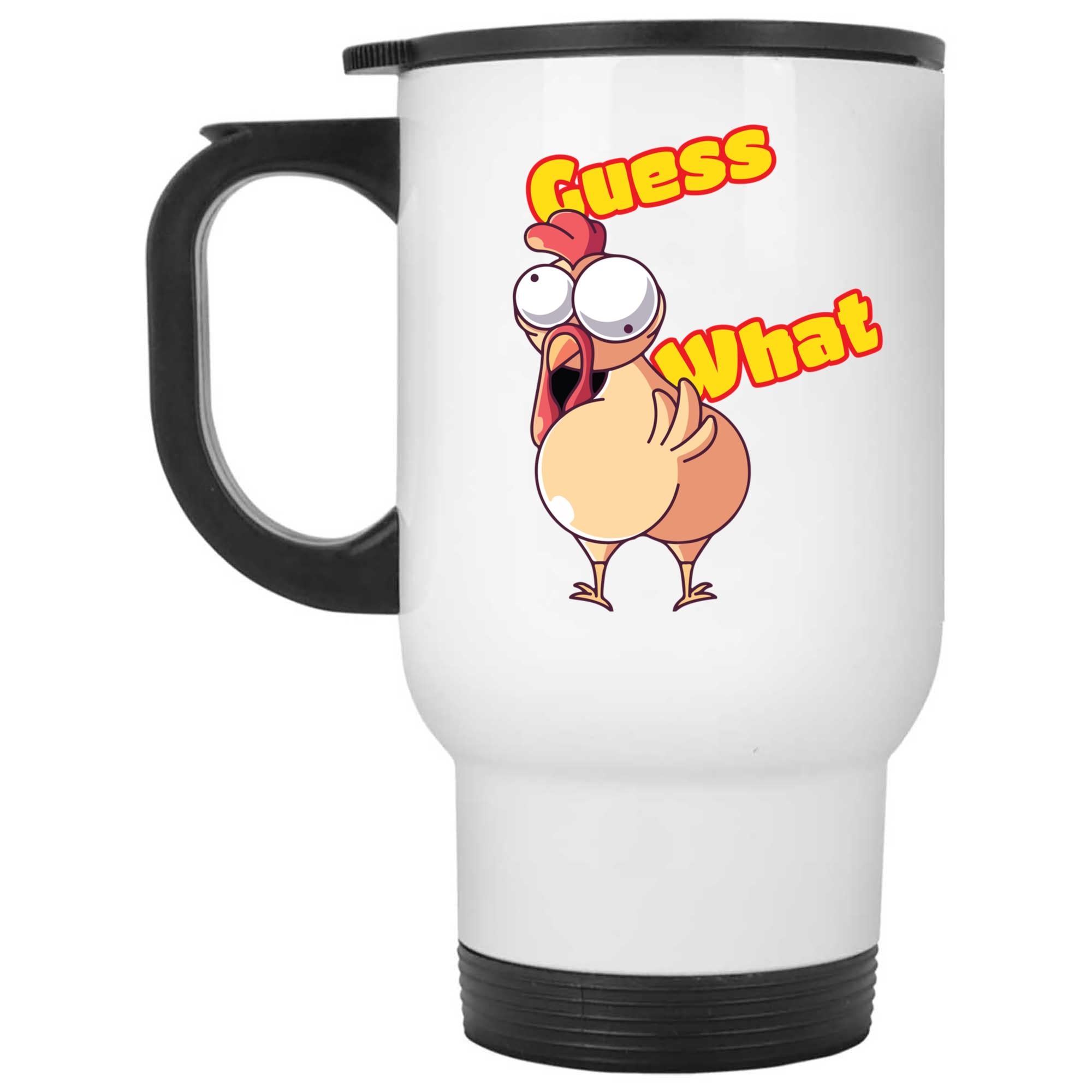 Skitongifts Funny Ceramic Coffee Mug For Birthday, Mother's Day, Father's Day, Christmas LH201121_Guess What Chicken Butt Bldxzl0