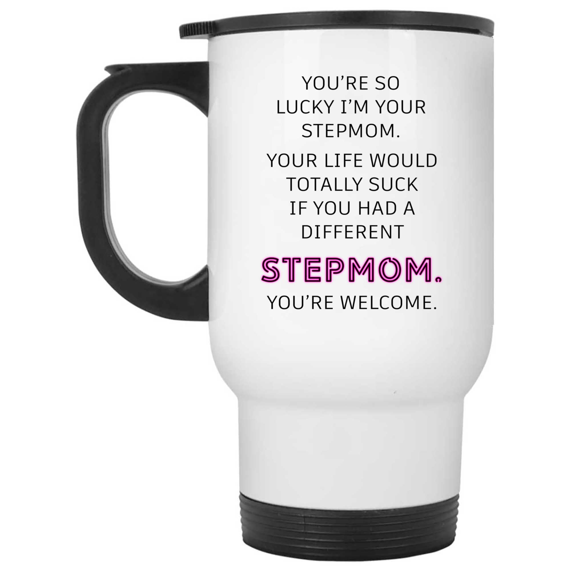 Skitongifts Funny Ceramic Coffee Mug Novelty M42-Lh041221_Stepdaughter From Stepmom Sarcastic_White Mug Pfjtmvj