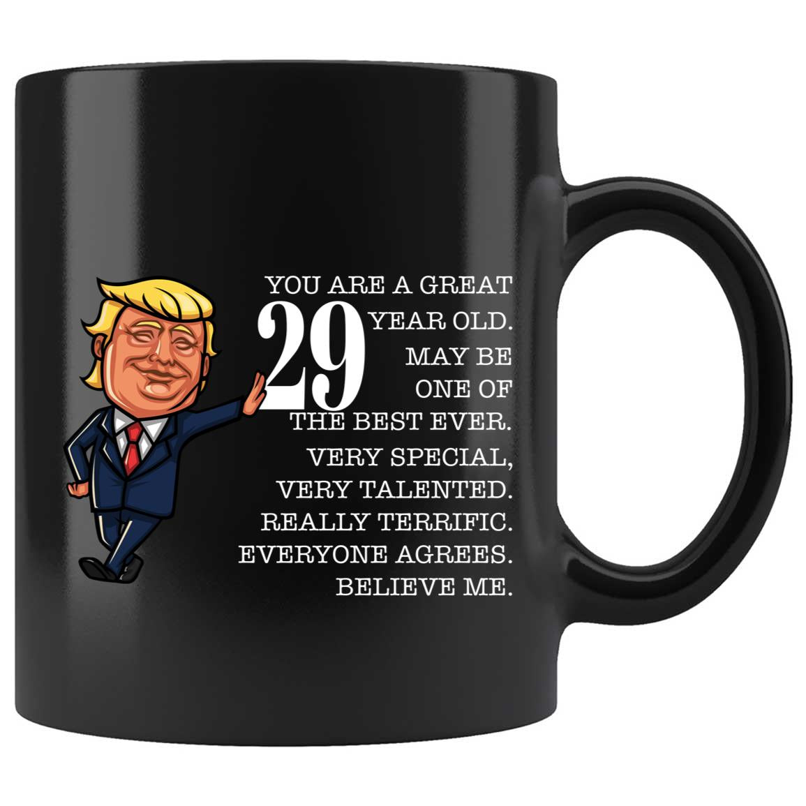 Skitongifts Coffee Mug Funny Ceramic Novelty M45-LH041221-You're Great 29 Year Old Maybe One Of The Best Ever, Funny 29th Birthday Tppkrxw