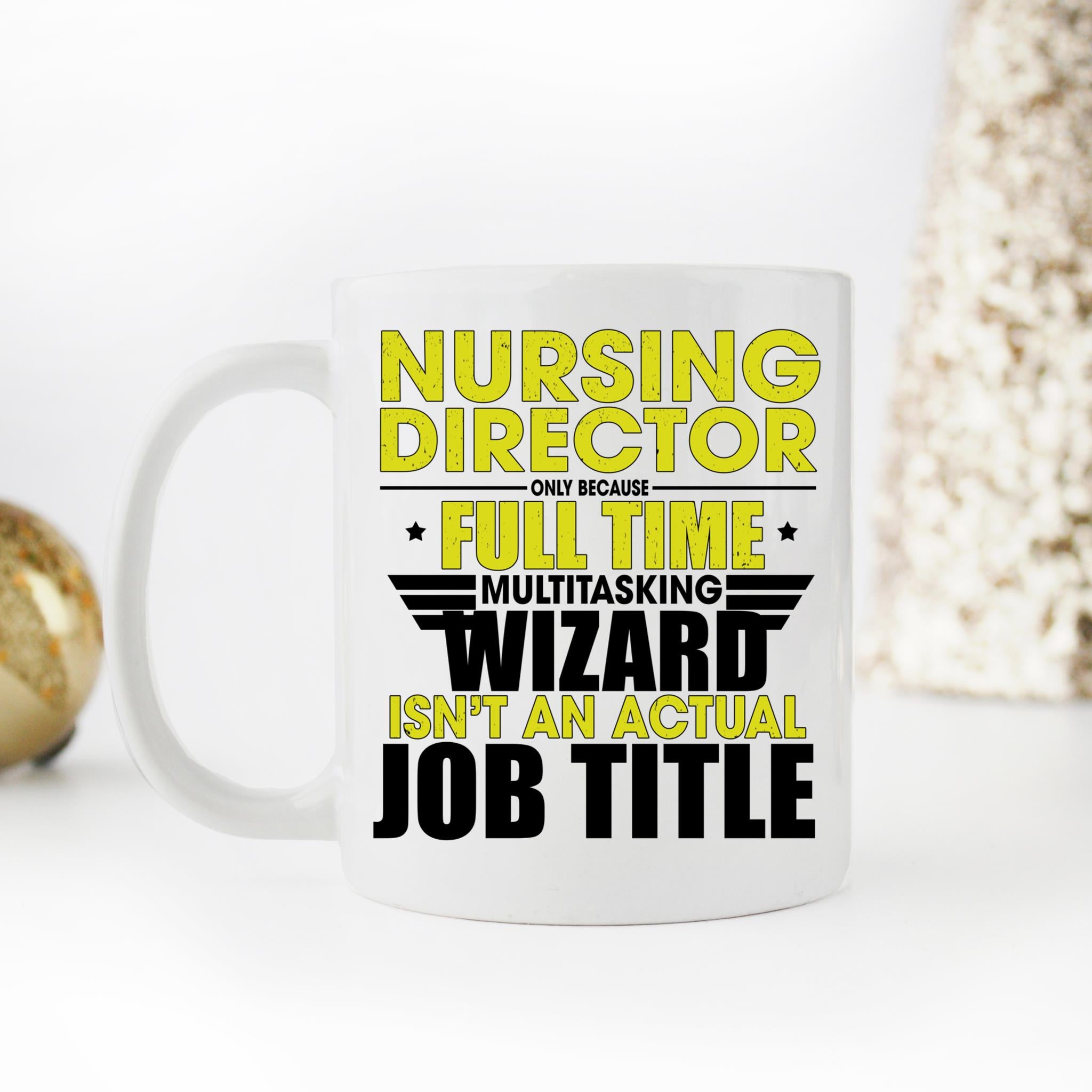 Skitongifts Coffee Mug Funny Ceramic Novelty M60-NH271121-Best Nursing Director Nurse Whblkdw