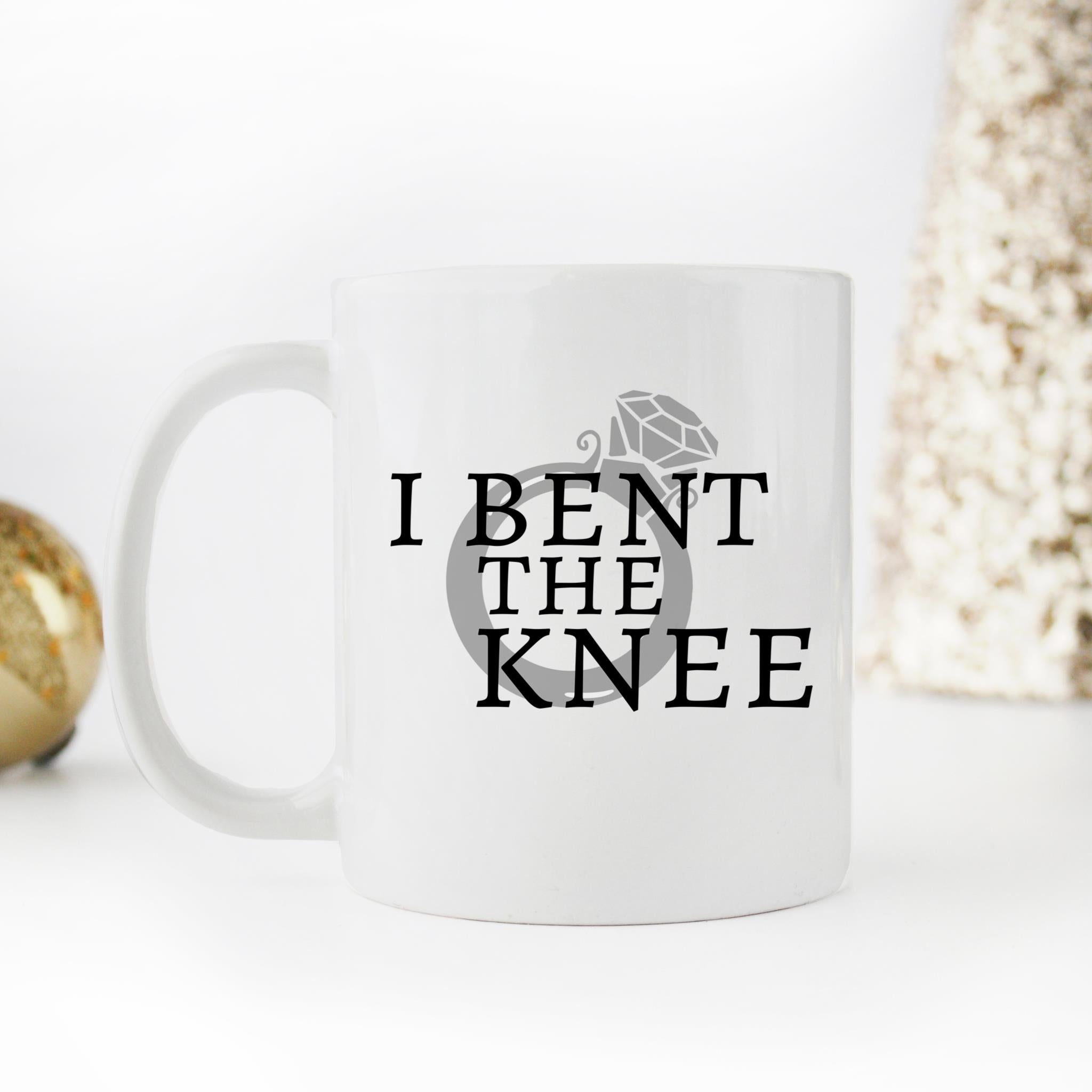 Skitongifts Coffee Mug Funny Ceramic Novelty M92-NH261221-I Bent The Knee Groom Engagement Btjayz5
