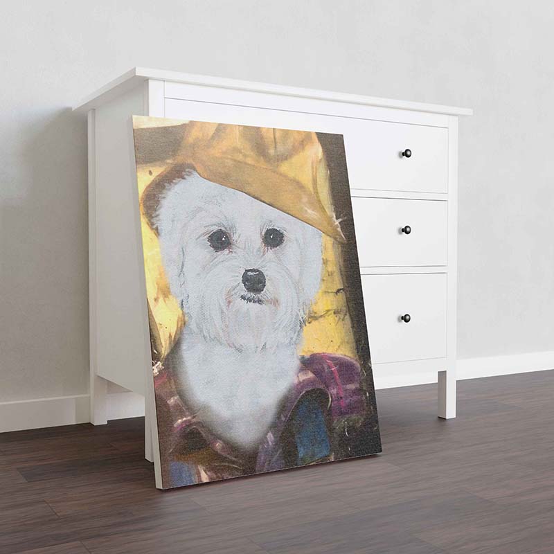 Skitongifts Wall Decoration, Home Decor, Decoration Room Maltese Dog Plumber-TT1012