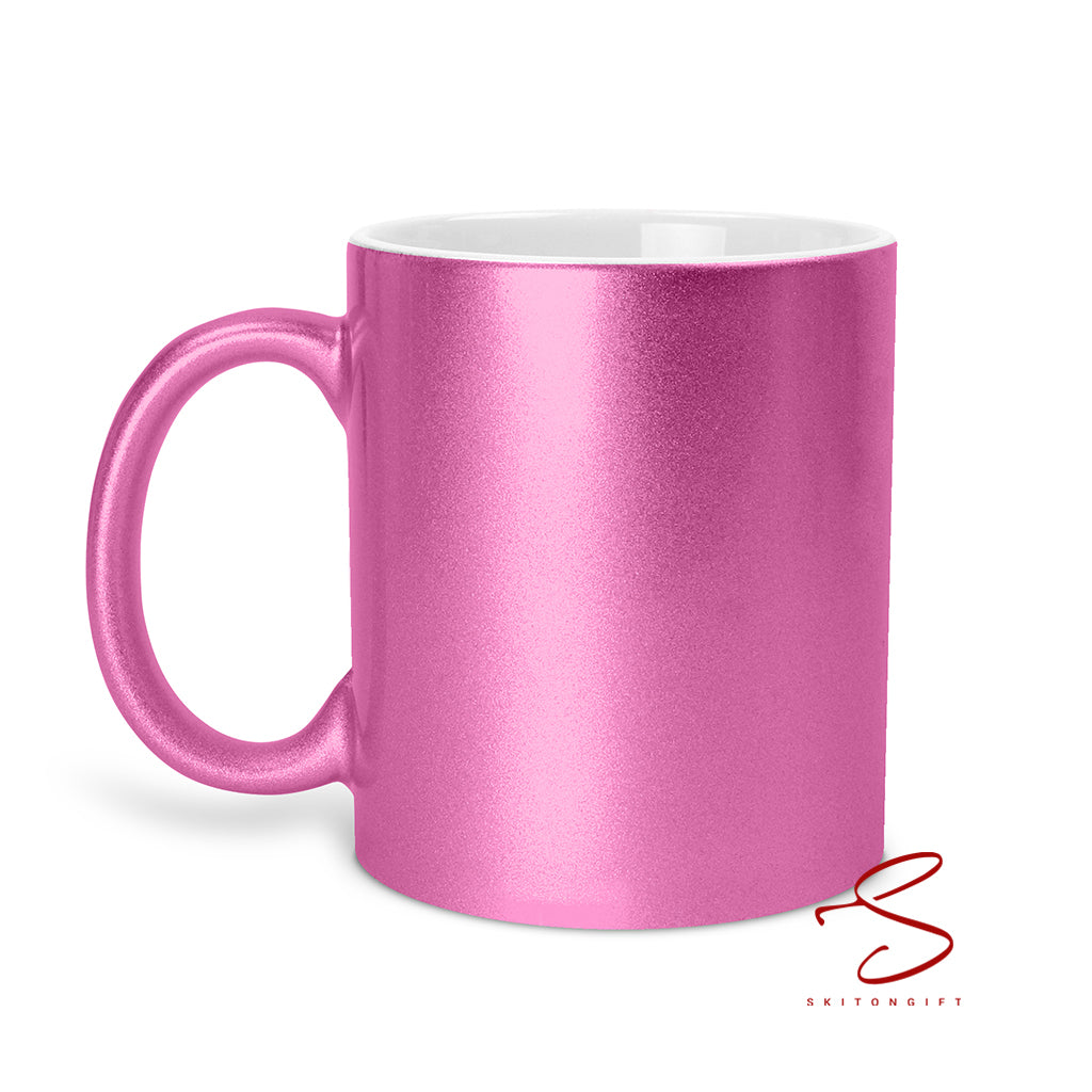 Skitongift Ceramic Novelty Coffee Mug Breast Cancer Survivor Fighter Pink Ribbon Strong Women Mug