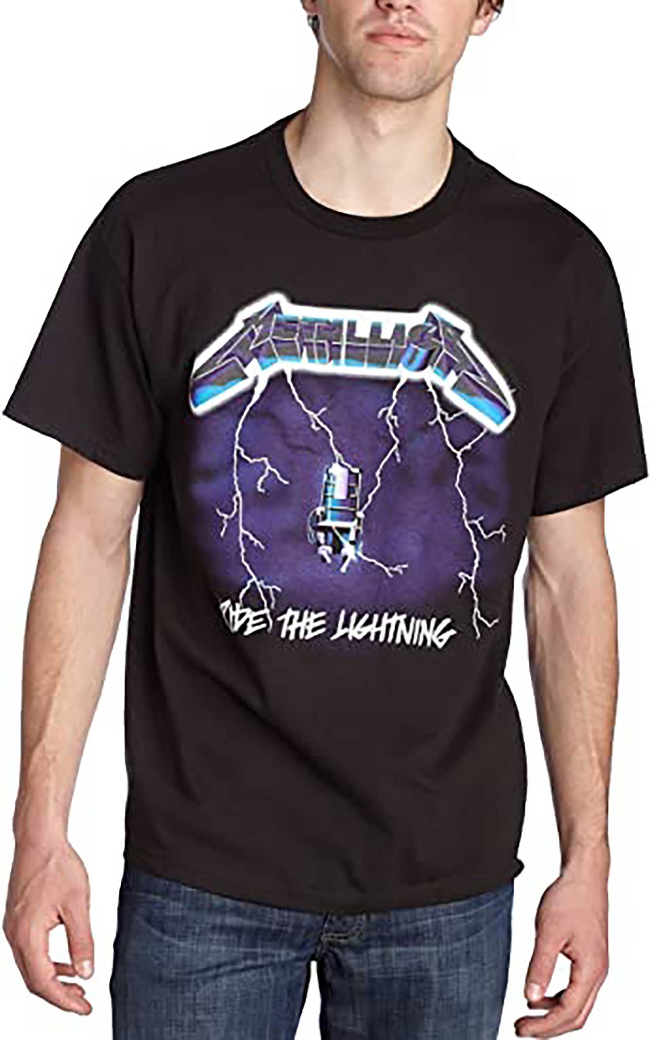 Skitongift Metallica Ride Lightning T Shirt