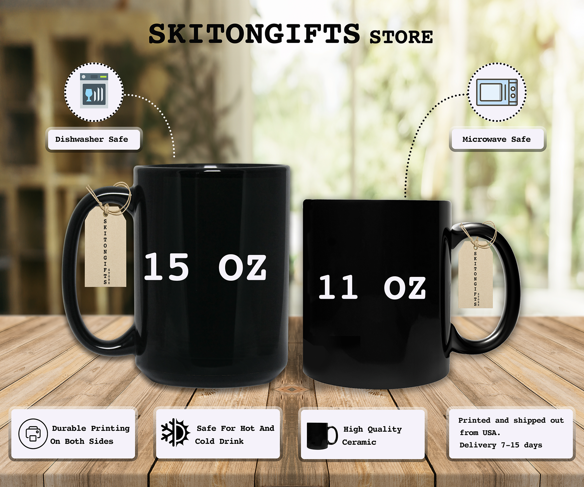 Skitongifts Coffee Mug Funny Ceramic Novelty Latte Mocha 5Fs6Kt5