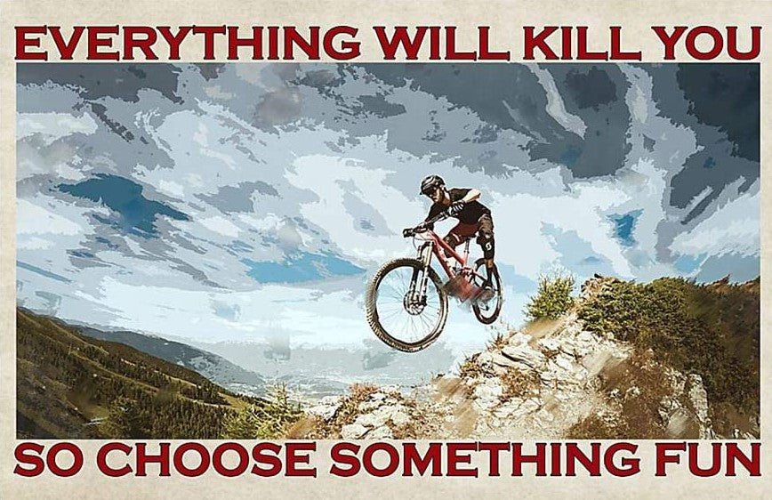 Mountain Biking Everything Will Kill You So Choose Something Fun Landscape