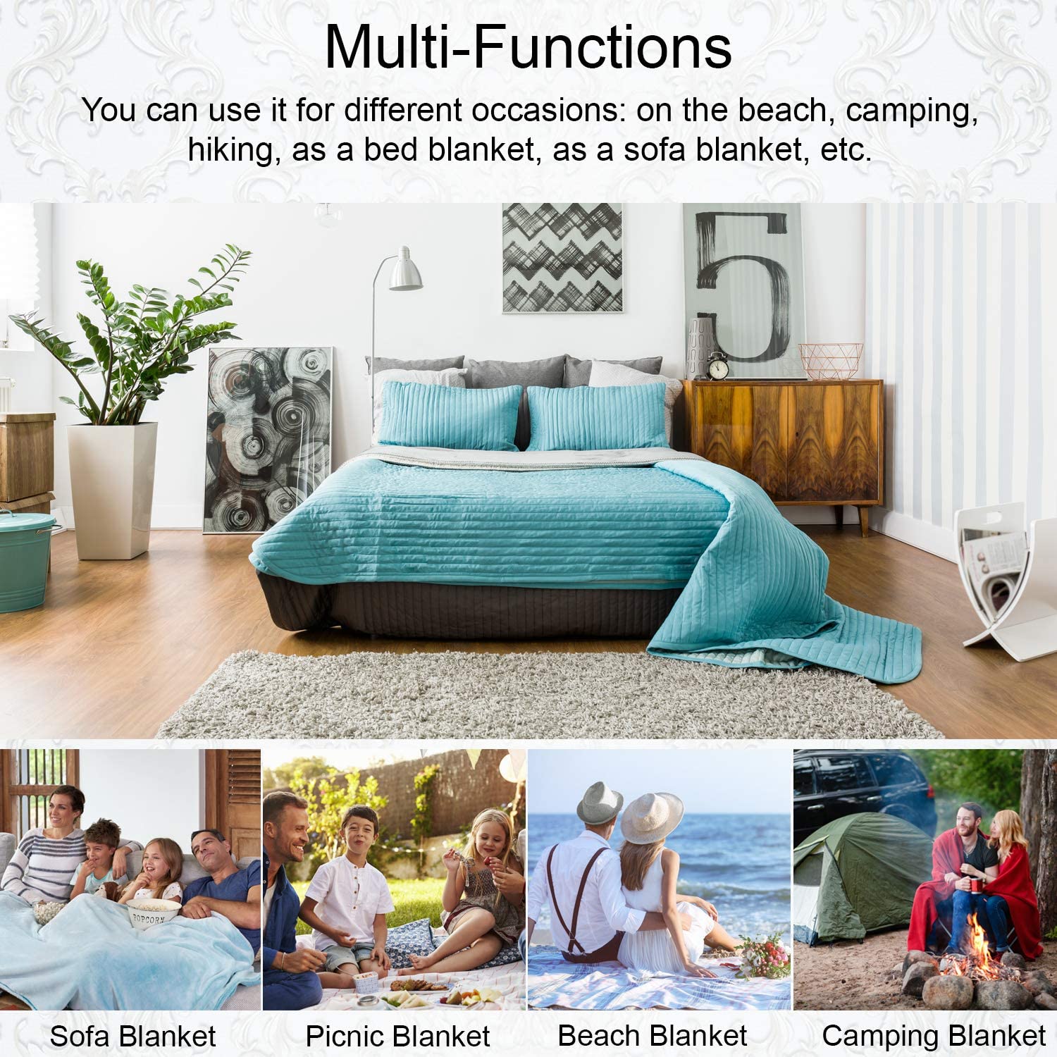 Skitongifts Blanket For Sofa, Bed Throws On Christmas, Birthday To My Son Never Forget That I Love You Good In Everyday Laugh Love Live