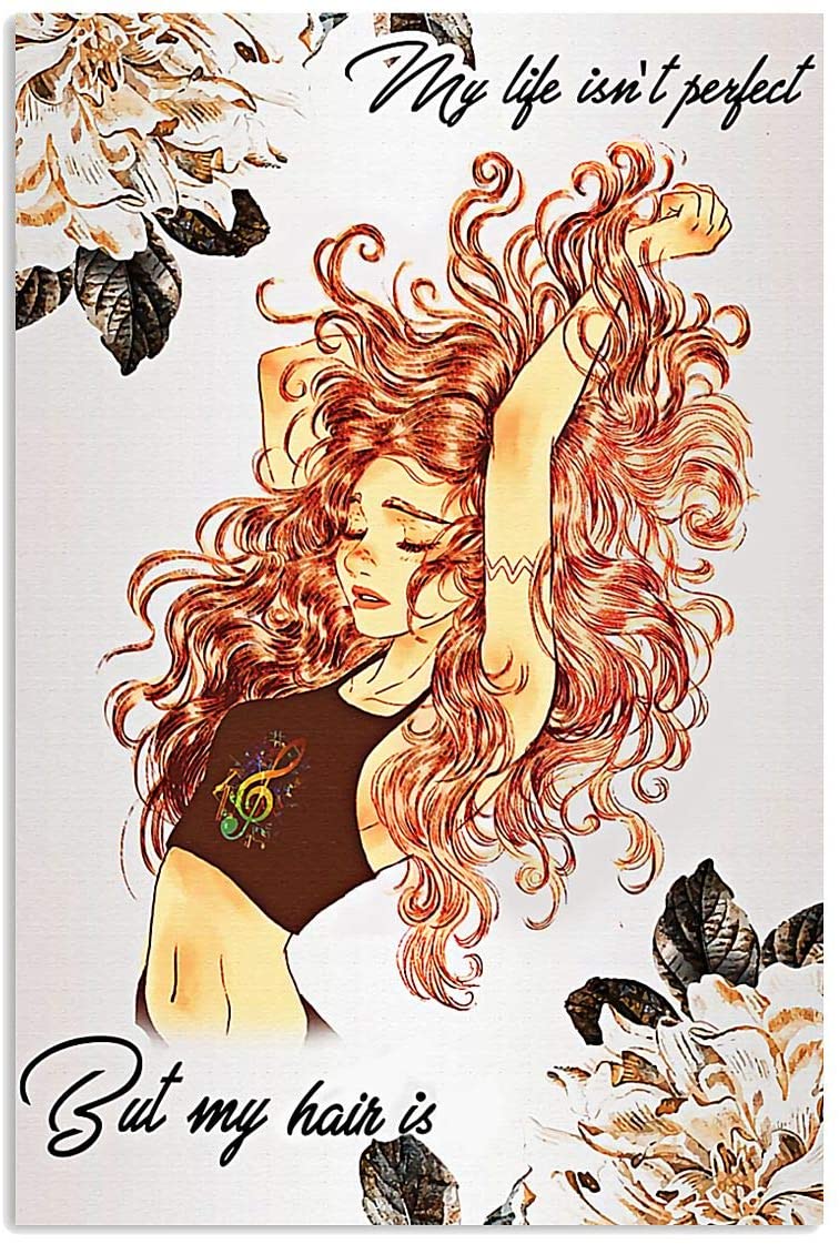 My Life Is Not Perfect But My Hair Is Proud Funny Girl Hair Dresser Hair Salon Quote