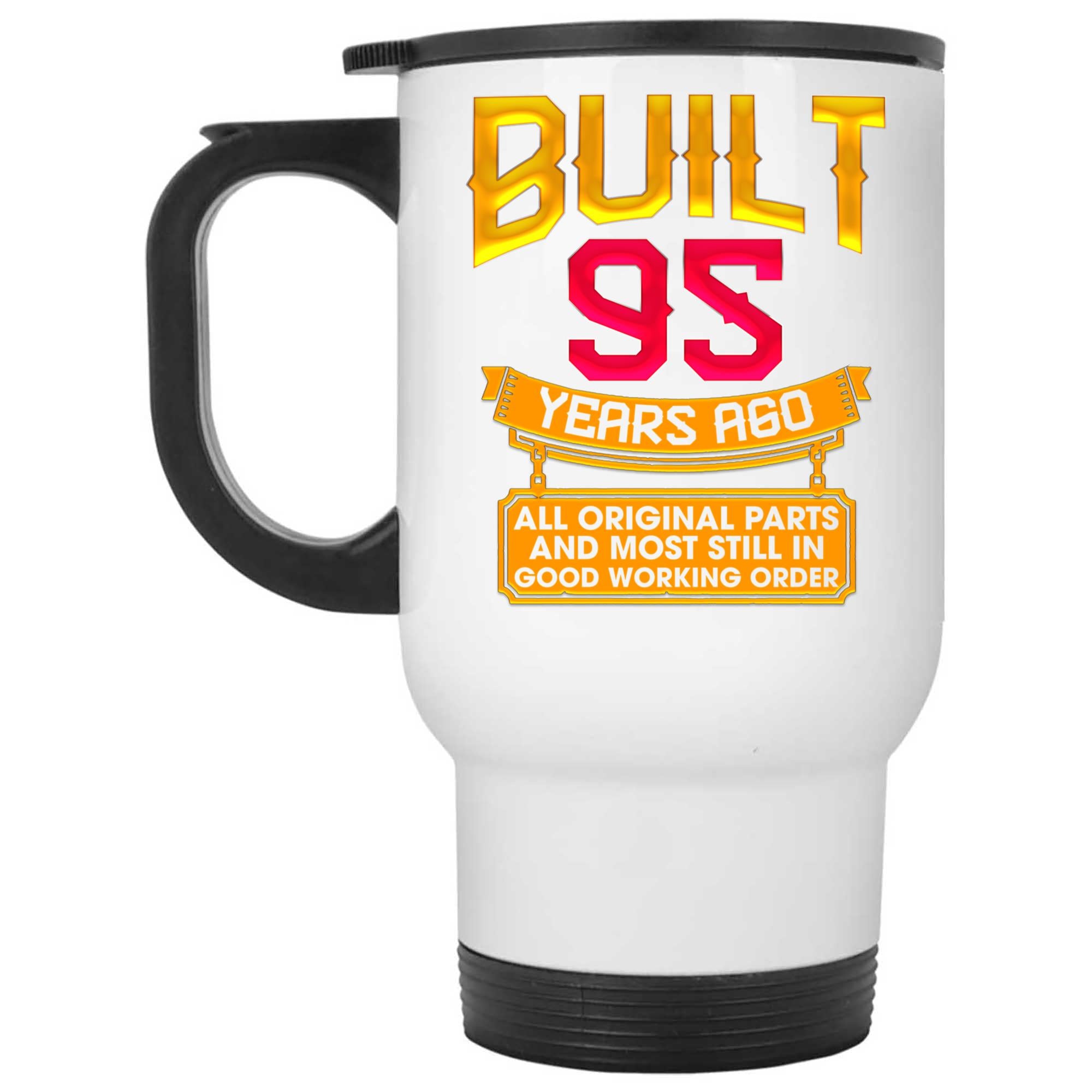 Skitongifts Coffee Mug Funny Ceramic Novelty NH030122-95Th Birthday For Father And Mother, Grandpa, Grandma And Friend 95 Years Old Wijqcyr