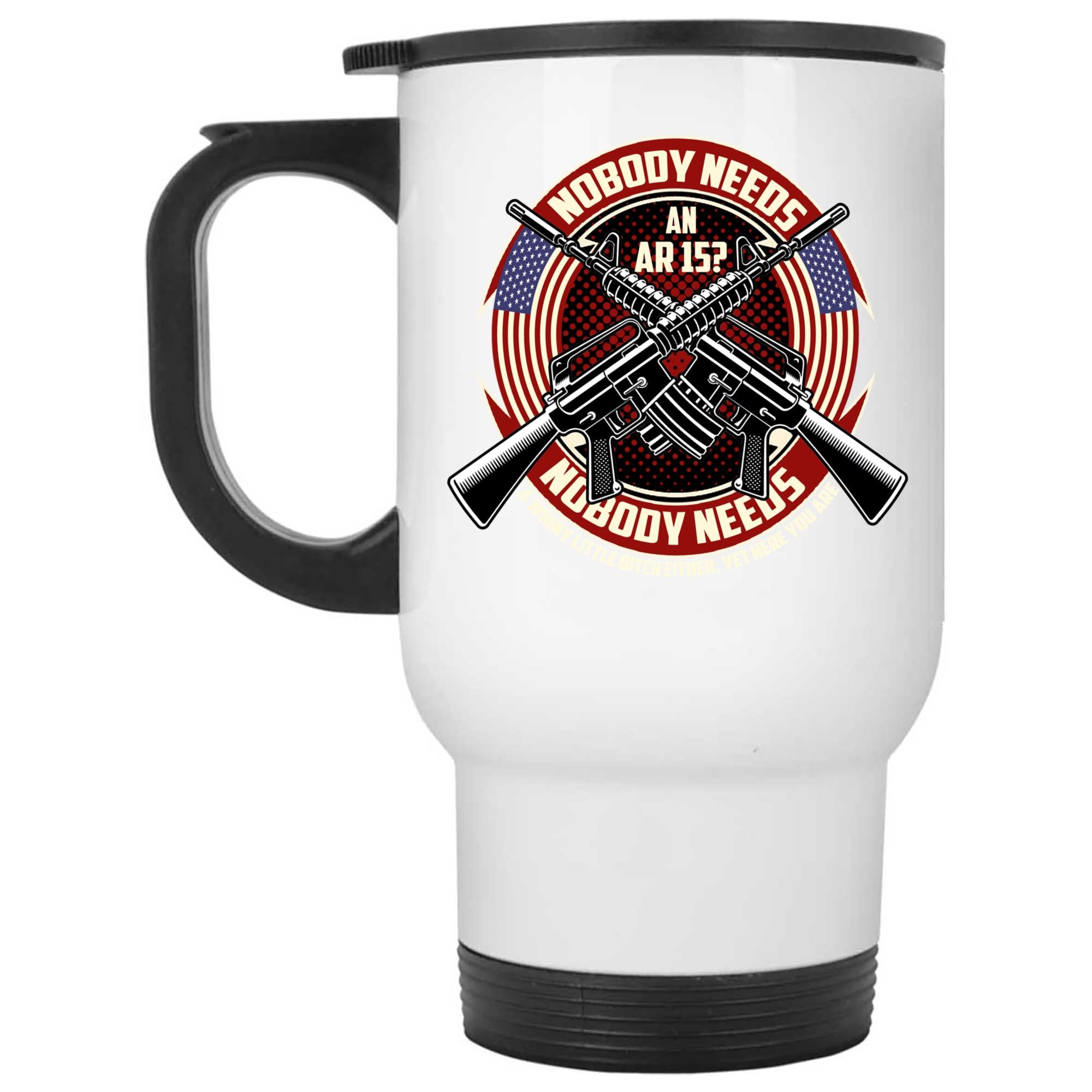 Skitongifts Coffee Mug Funny Ceramic Novelty NH06012022 - 2nd Amendment, Nobody Needs an Ar-15? Cztkkt8