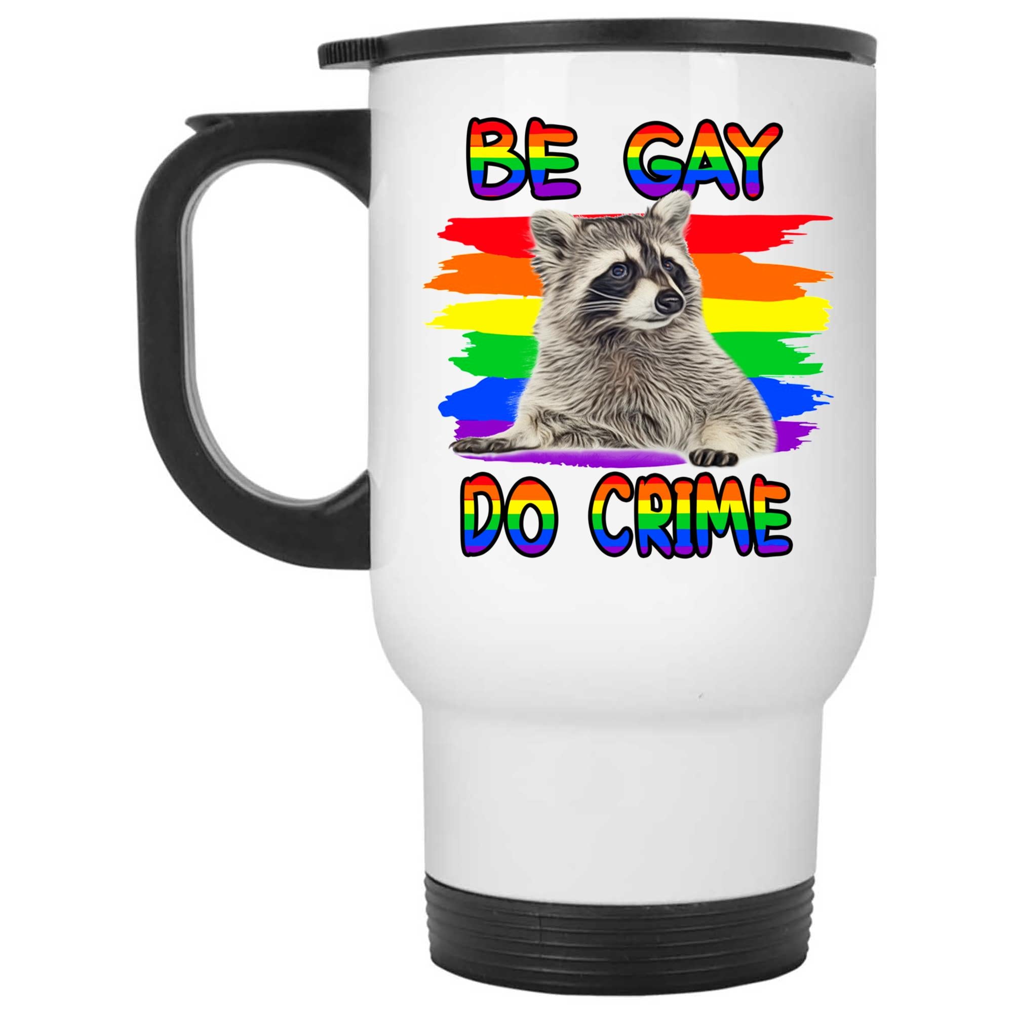 Skitongifts Coffee Mug Funny Ceramic Novelty NH06012022 - Be Gay Do Crime 5Ybiujj