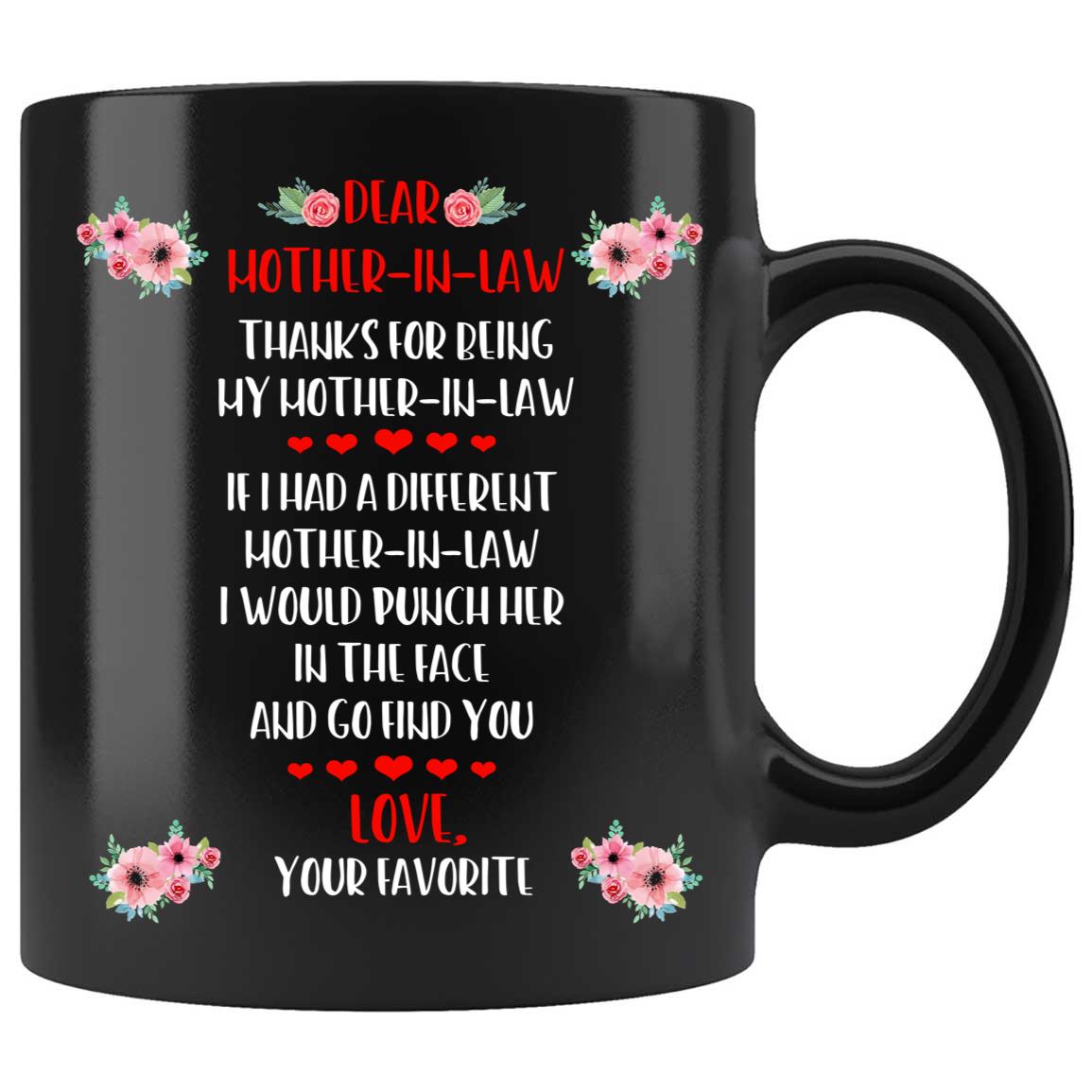 Skitongifts Coffee Mug Funny Ceramic Novelty NH06012022 - Dear Mother In Law From Kids Son Daughter In Law Ubacg75