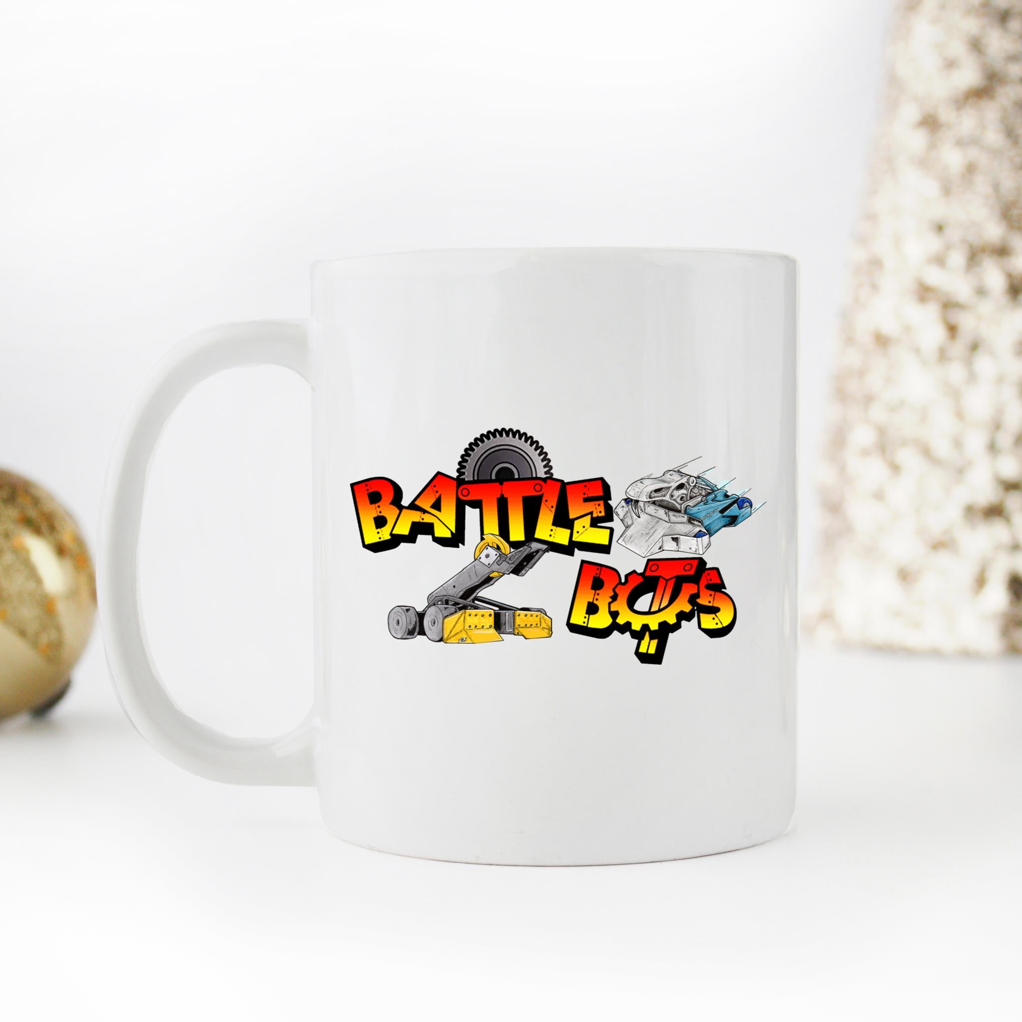 Skitongifts Coffee Mug Funny Ceramic Novelty NH071221-Battle Bot 1V50Lg1