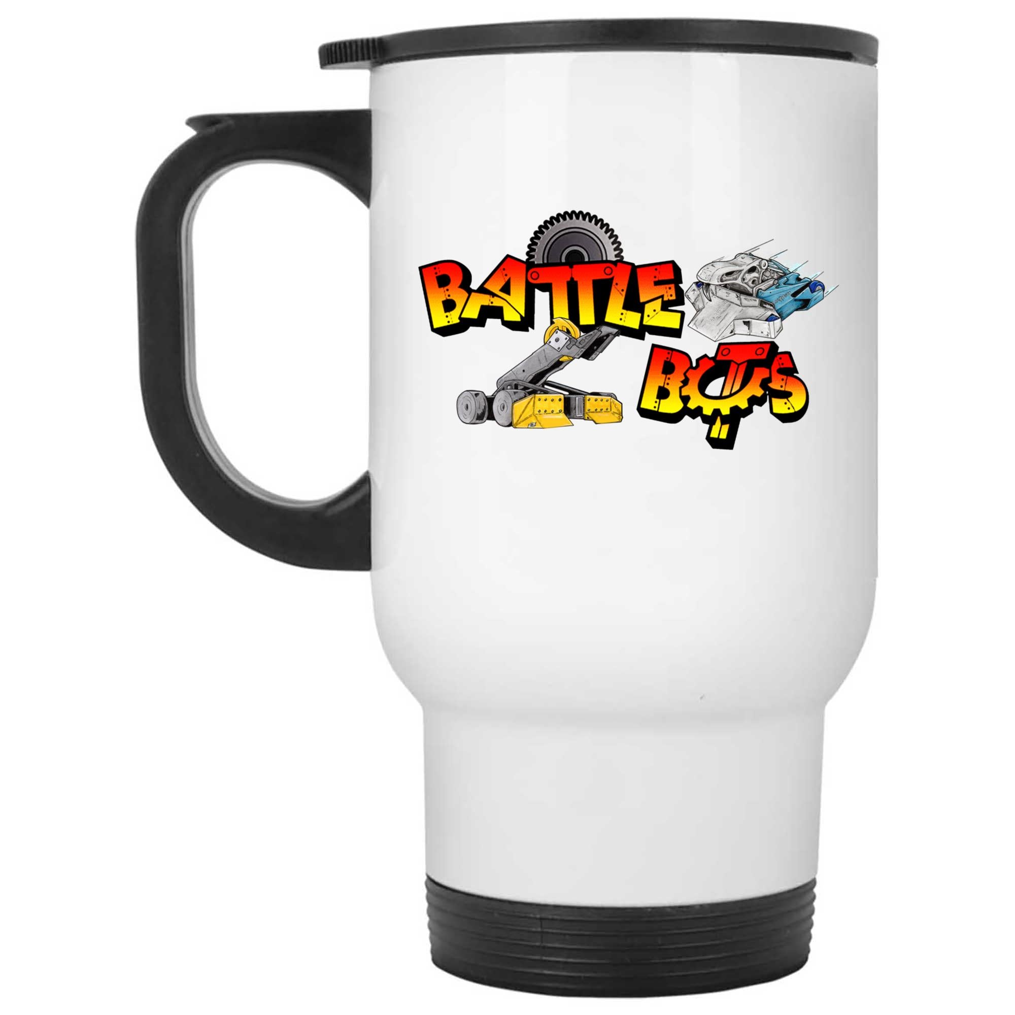 Skitongifts Coffee Mug Funny Ceramic Novelty NH071221-Battle Bot 1V50Lg1