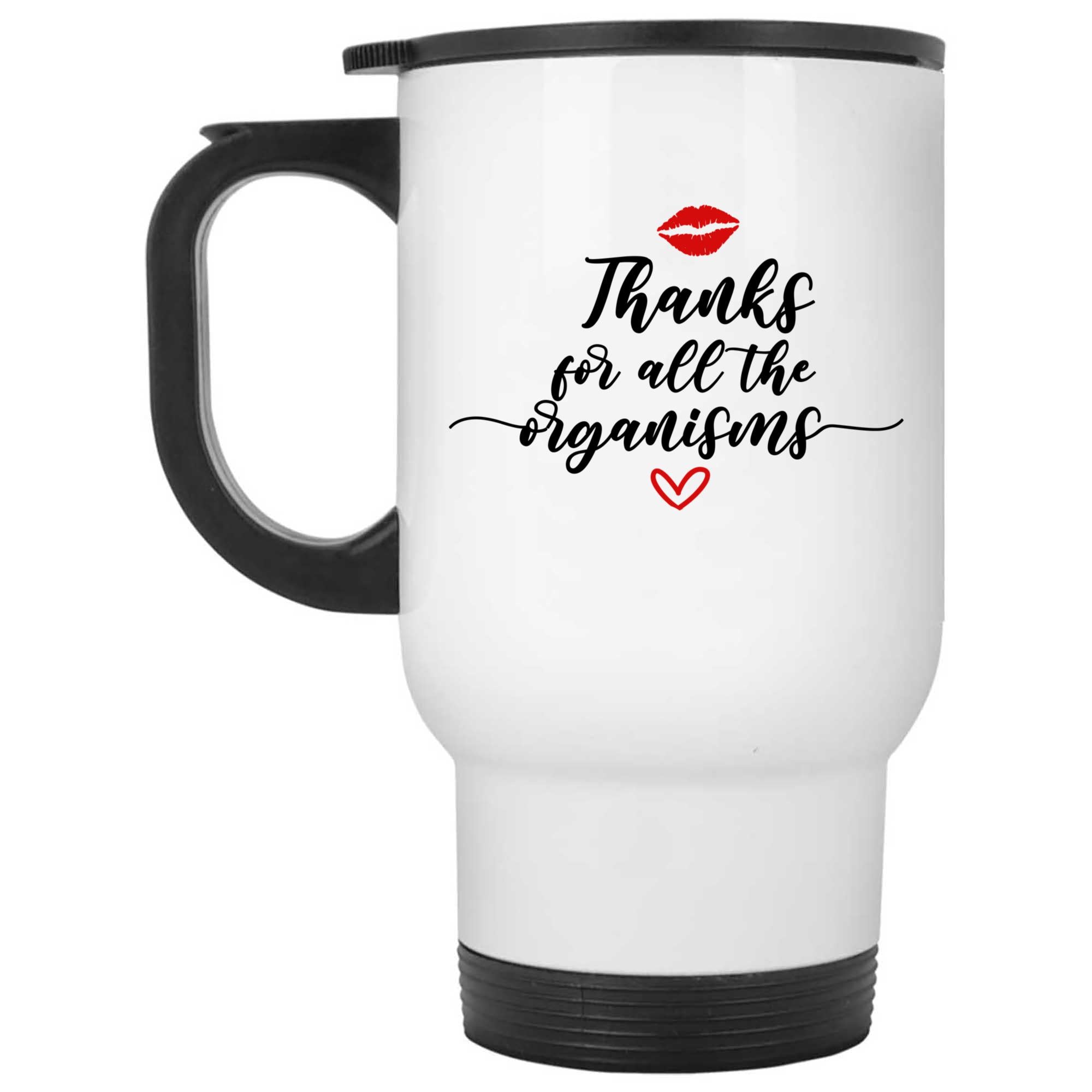 Skitongifts Coffee Mug Funny Ceramic Novelty Naughty Husband Birthday From Wife, Thanks For All The Organisms Nd7Fkjh