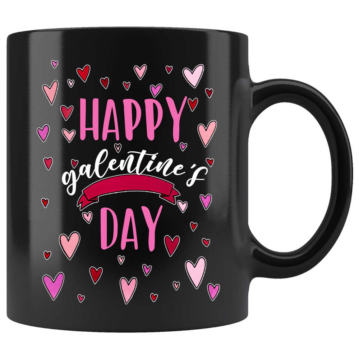 Skitongifts Coffee Mug Funny Ceramic Novelty Galentine's Day-Happy Gal Entine's Day Qesmgp2