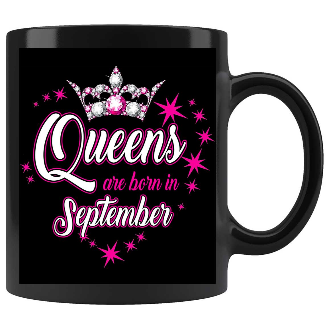 Skitongifts Coffee Mug Funny Ceramic Novelty Queens Are Born In September 5yPqx8A