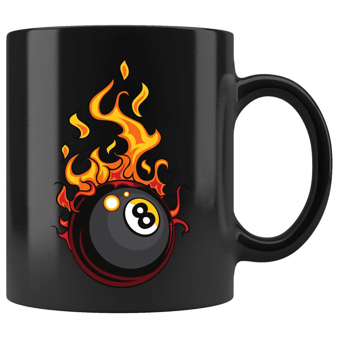 Skitongifts Coffee Mug Funny Ceramic Novelty Billiards 8 Ball, Billiard Players Xdq1Kp3