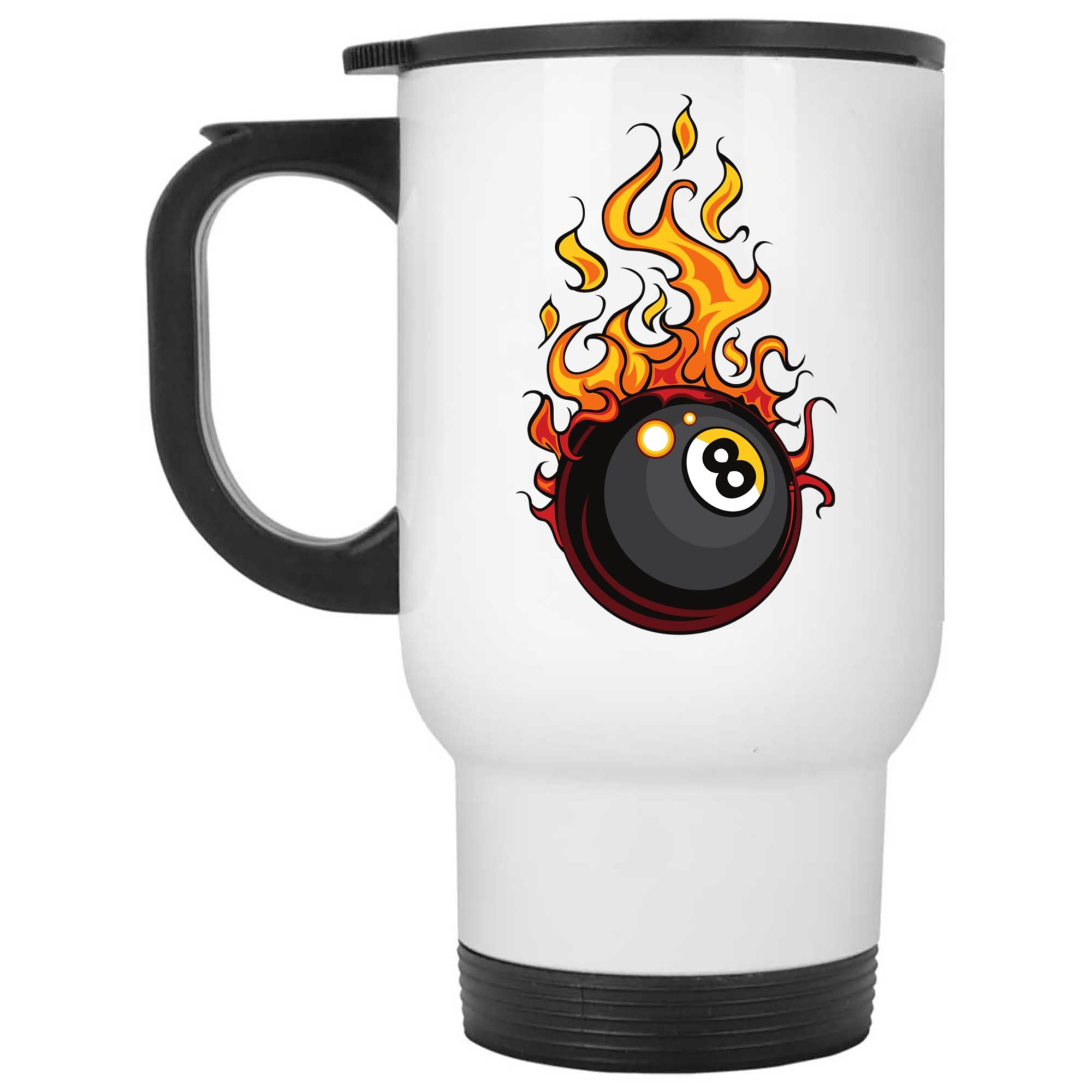 Skitongifts Coffee Mug Funny Ceramic Novelty Billiards 8 Ball, Billiard Players Xdq1Kp3