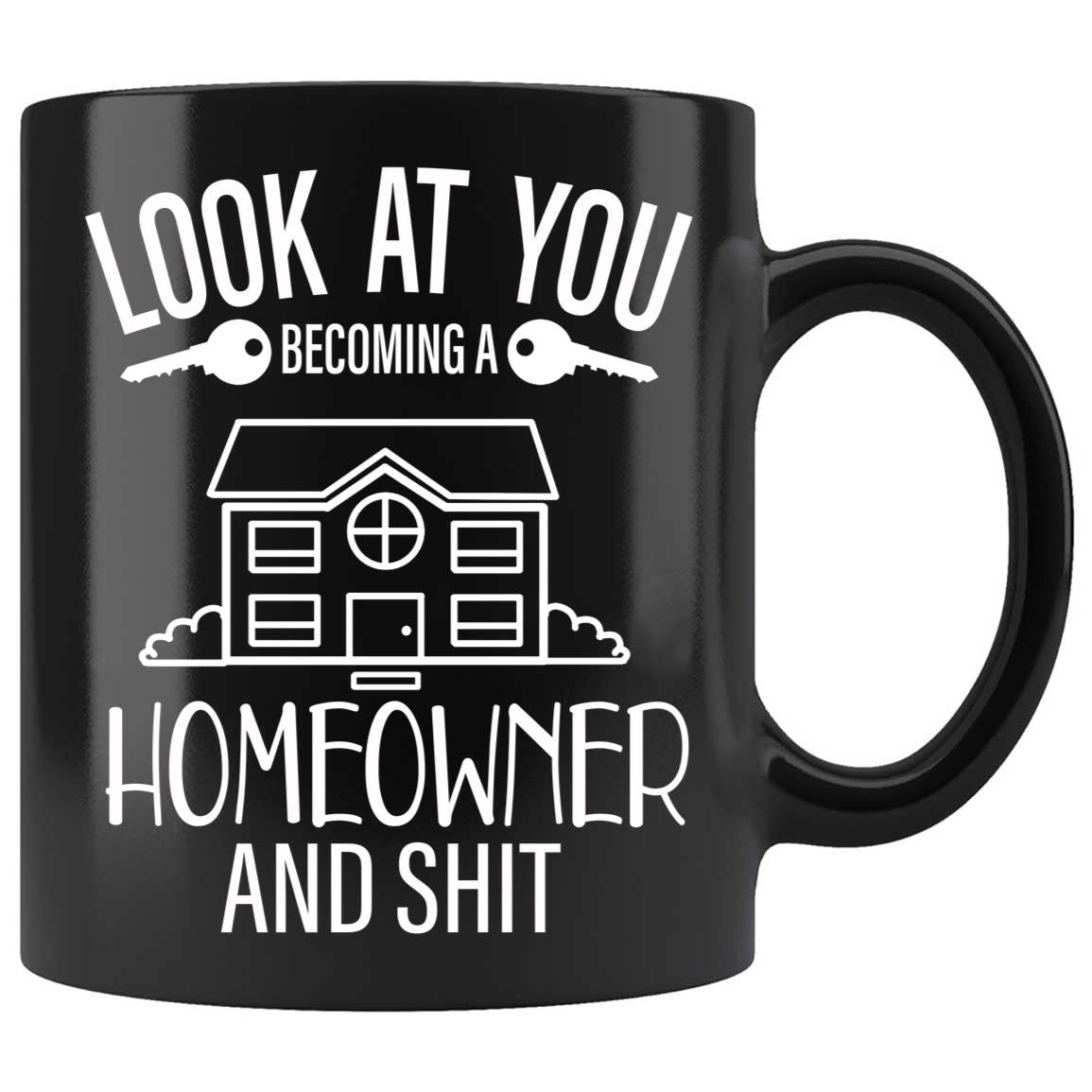 Skitongifts Coffee Mug Funny Ceramic Novelty New Homeowner Rblms2K