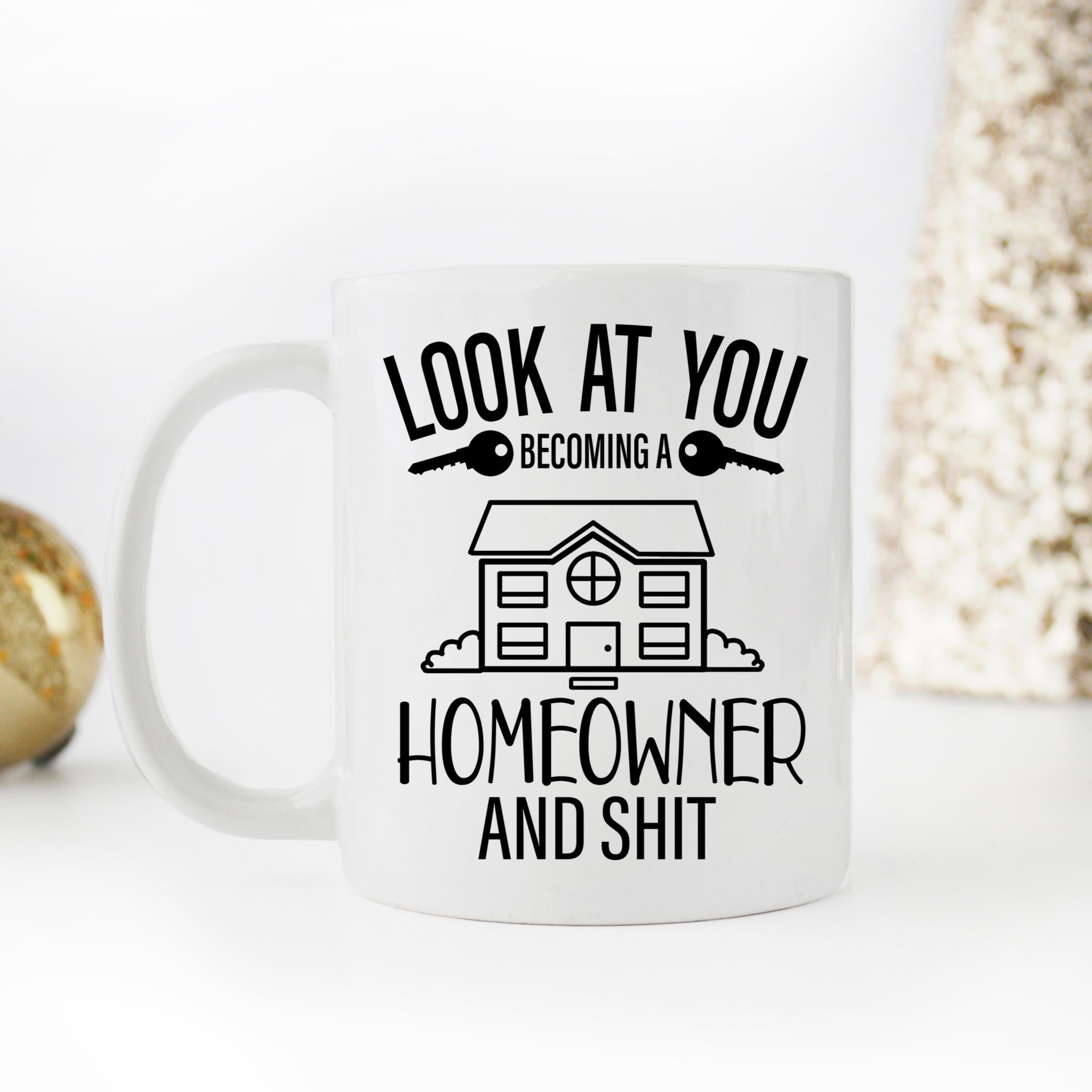 Skitongifts Coffee Mug Funny Ceramic Novelty New Homeowner Rblms2K