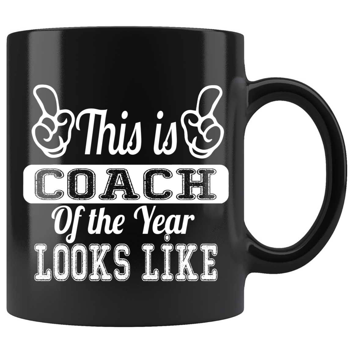 Skitongifts Coffee Mug Funny Ceramic Novelty This Is What The Coach Of The Year G1Kgmwm