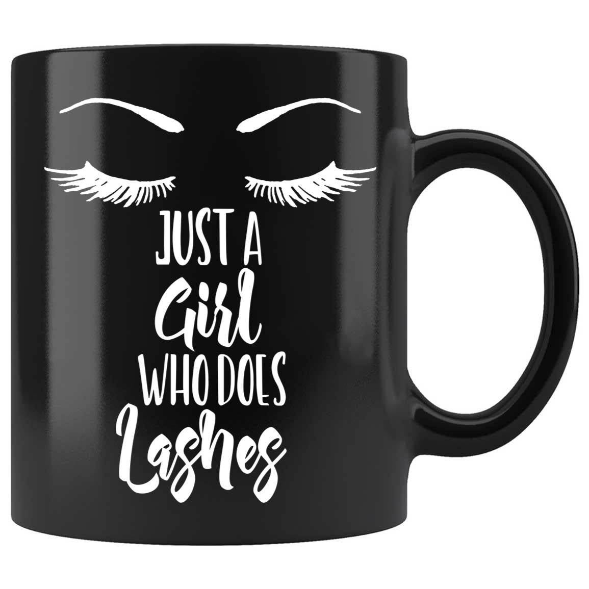 Skitongifts Coffee Mug Funny Ceramic Novelty Eyelash Tech Girl Lashes Diexj0G