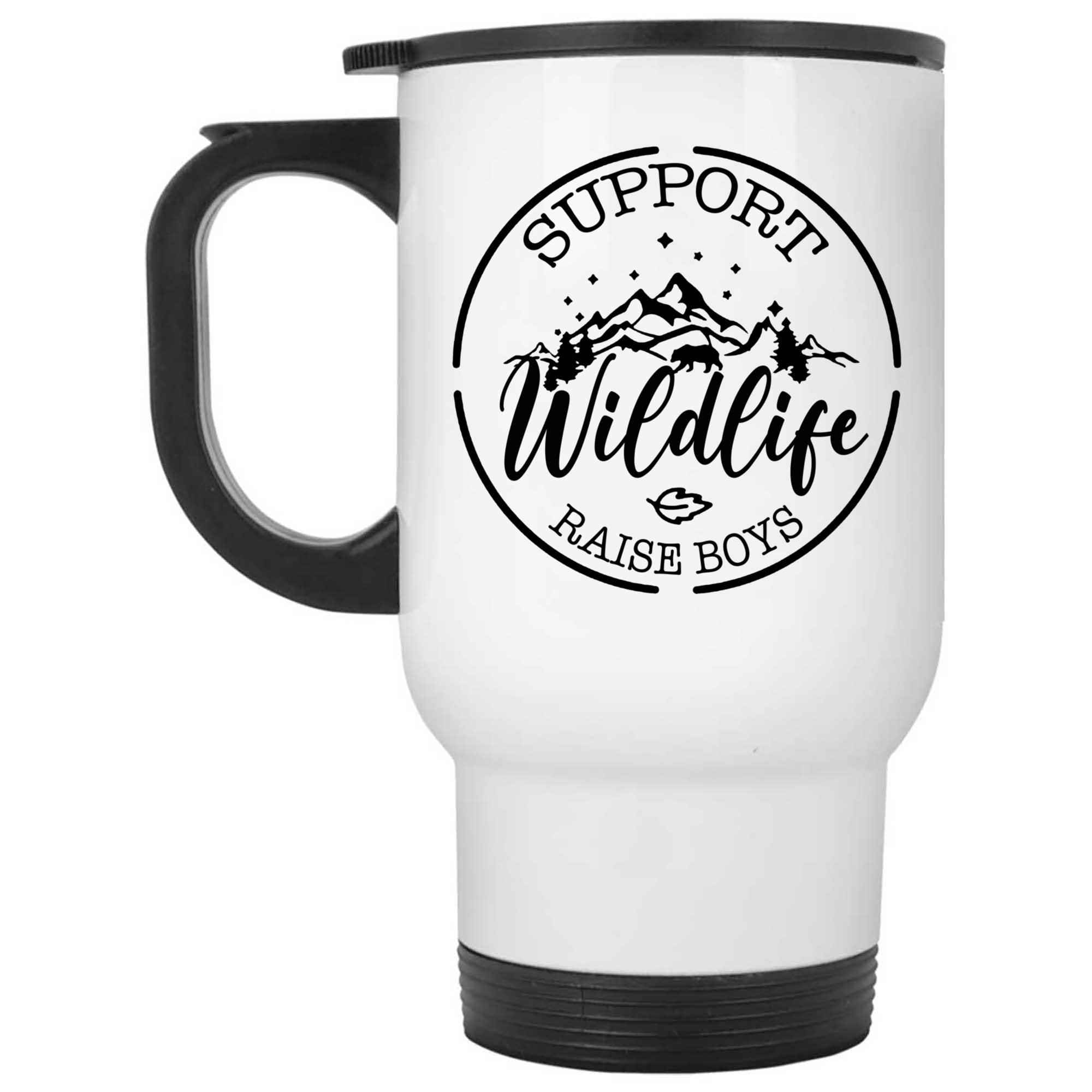 Skitongifts Coffee Mug Funny Ceramic Novelty Multiple Colors Support Wildlife Raise Boys Pozxsli