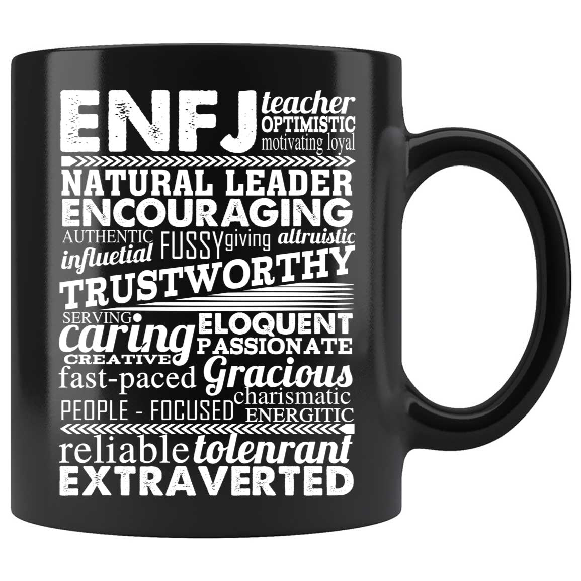 Skitongifts Coffee Mug Funny Ceramic Novelty Funny Enfj Teacher Myers Briggs Personality Fprig3N