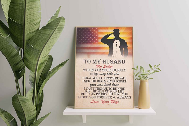 Navy Husband My Sailor Wherever Your Journey In Life May Take You Love Wife-TT1801